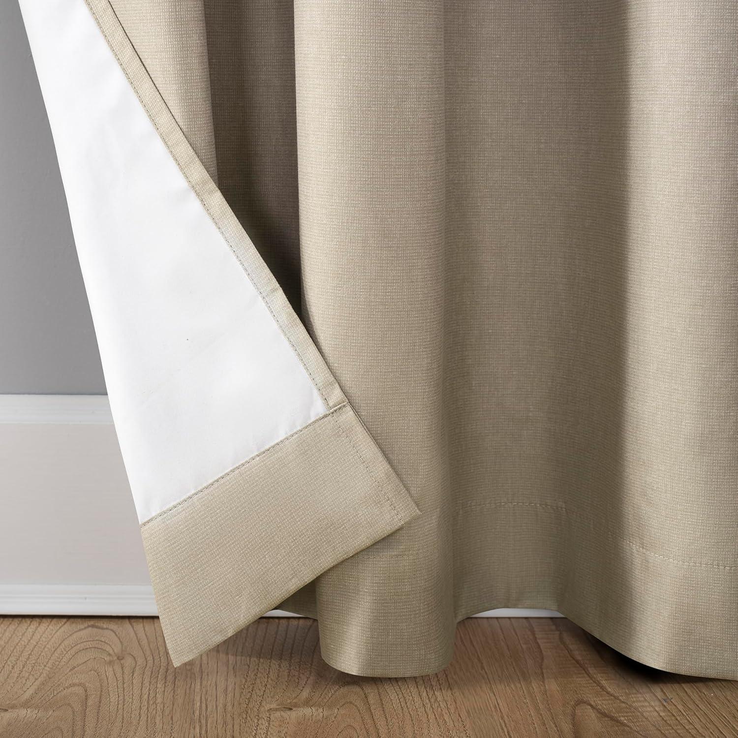 Sun Zero Cameron Thermal Insulated 100% Blackout Grommet Curtain Panel