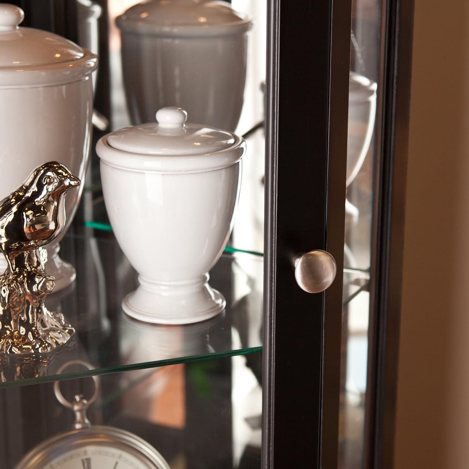 Essex Corner Curio Cabinet - CM0697 - Black - SEI