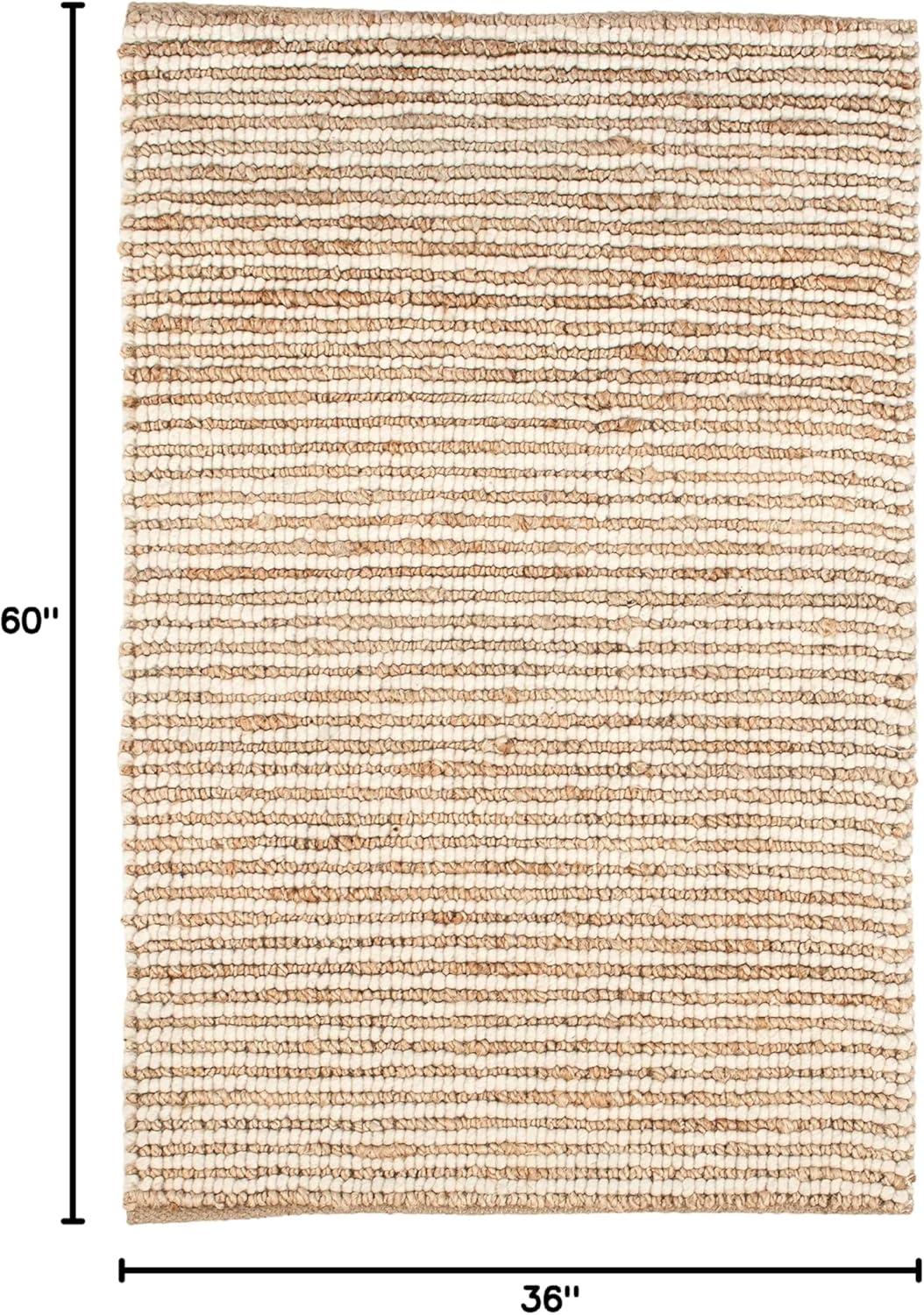 Twiggy Natural Handwoven Wool/Jute Rug