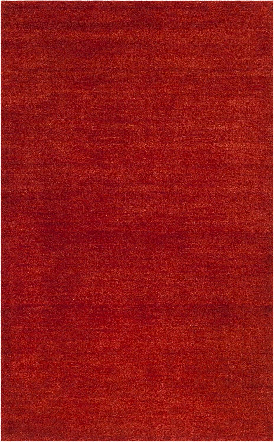 Himalaya HIM311 Hand Loomed Area Rug - Red - 3'x5' - Safavieh.