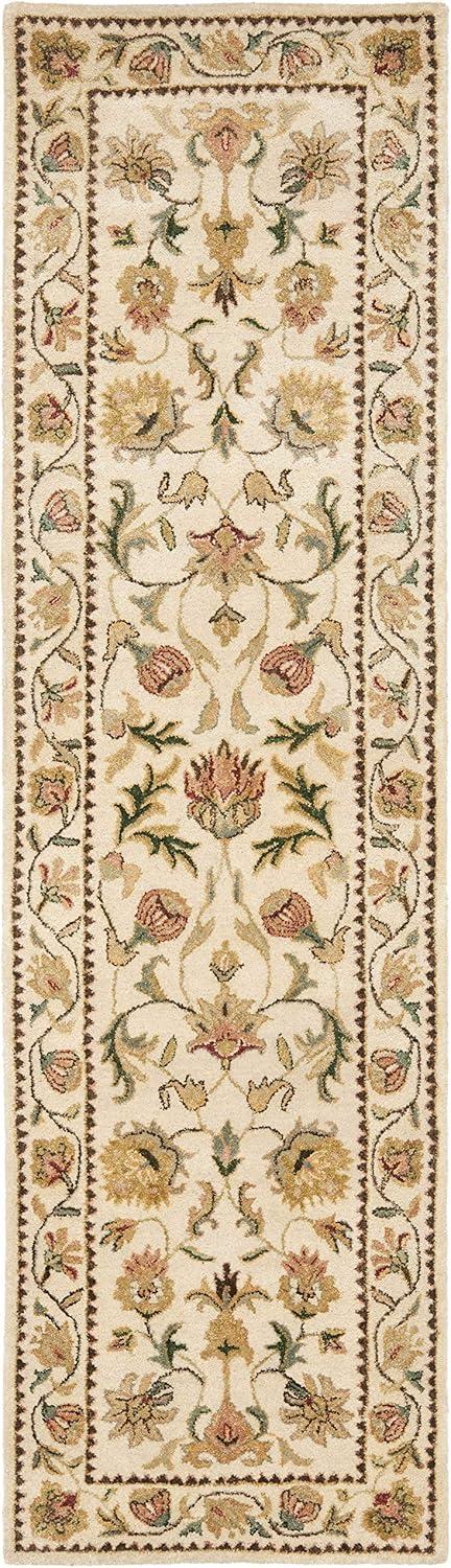 SAFAVIEH Bergama Michayla Oriental Wool Runner Rug, Ivory, 2'3" x 8'