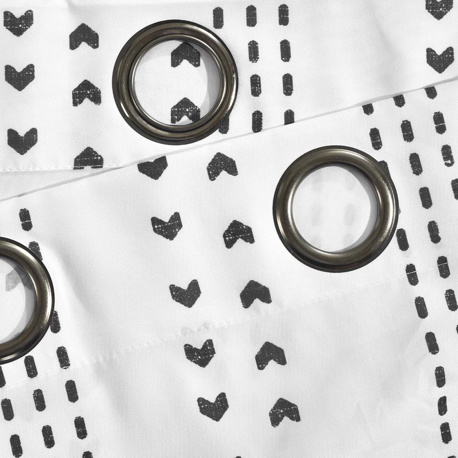 Lush Decor Polyester Semi Sheer Curtain Pair (Set of 2)