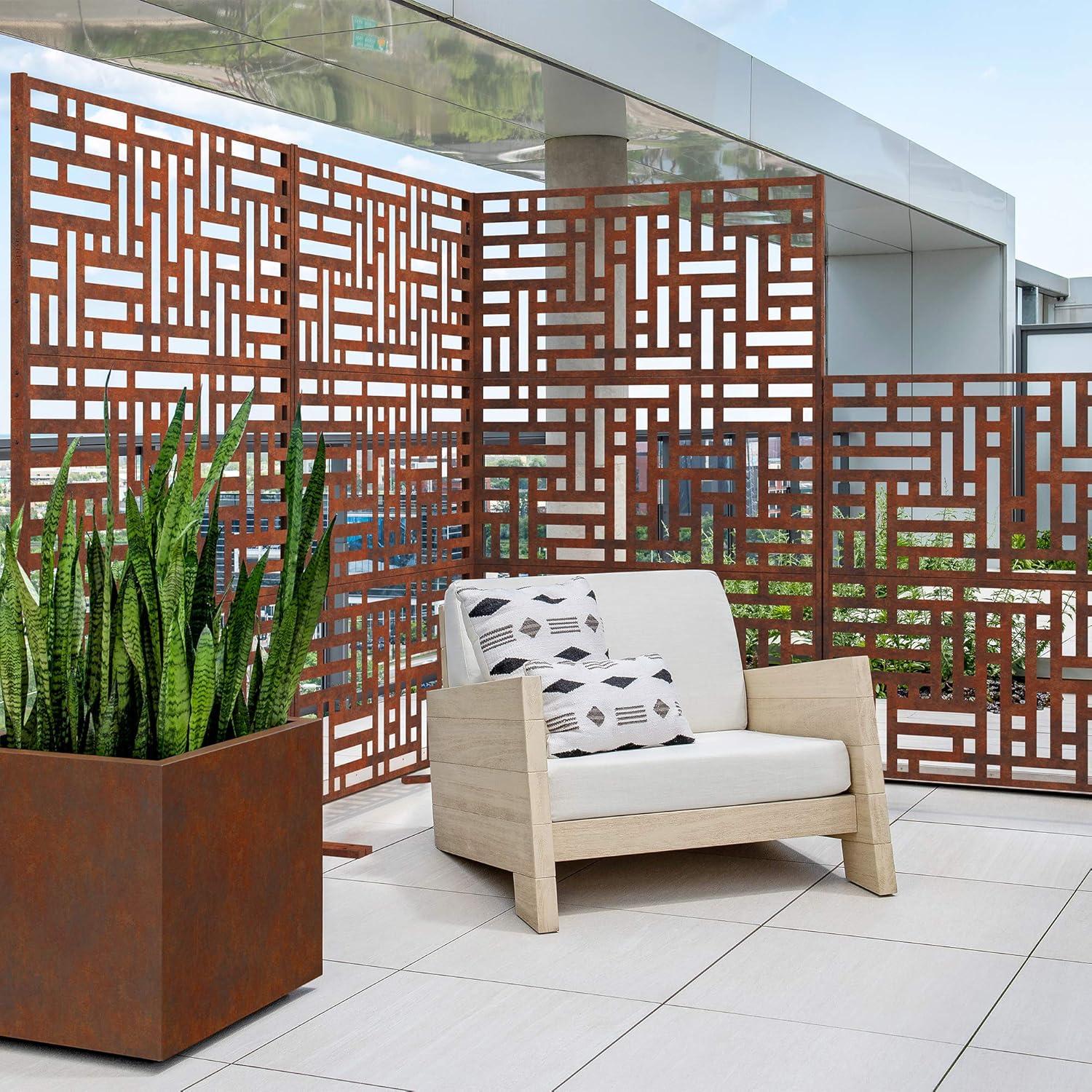 Privacy Screens - Corten Steel