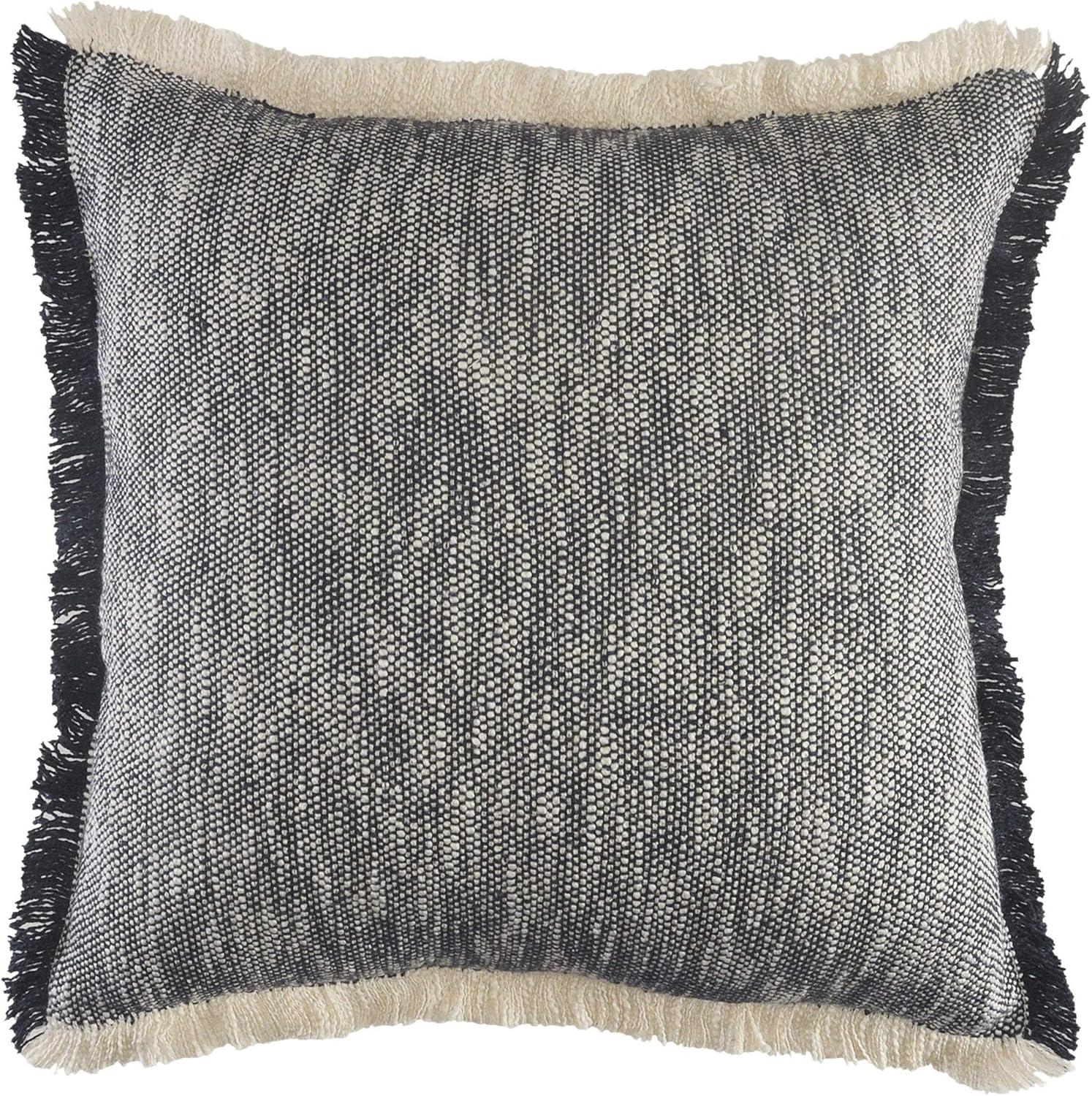 Rajani Home Jessei Fringed Cotton Throw Pillow