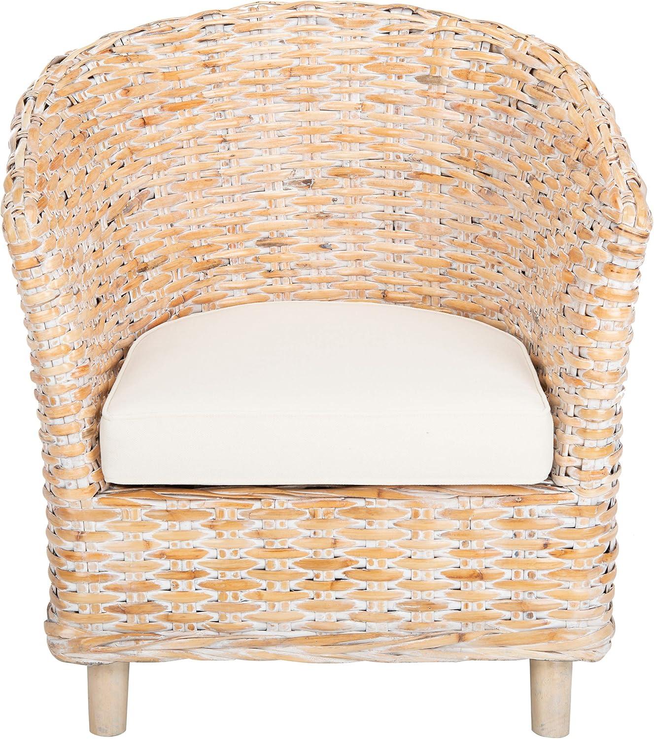 Omni Rattan Barrel Chair  - Safavieh