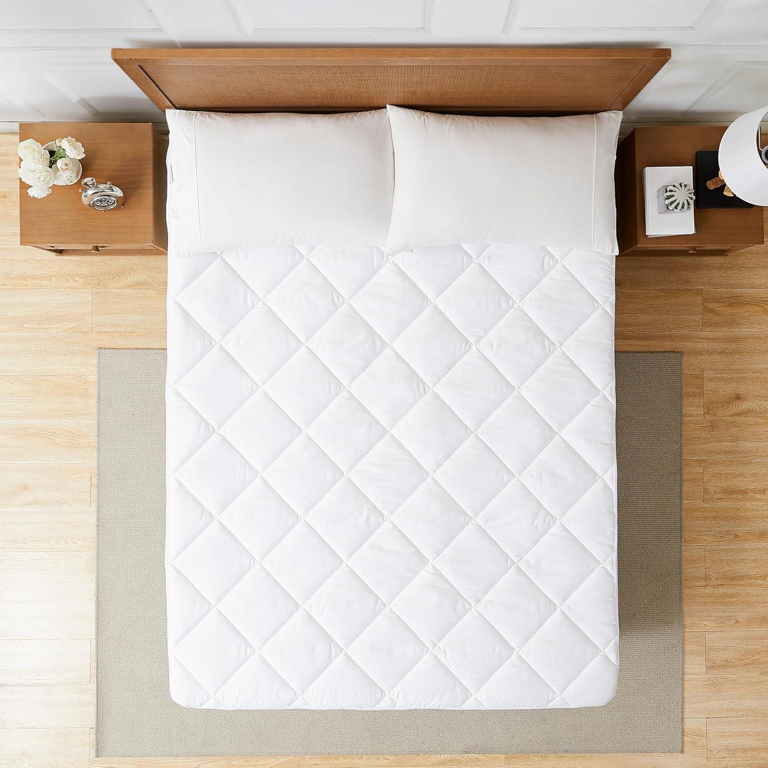 Stearns & Foster Plush PrimaLoft® Luxury Down Alternative 400 TC Mattress Pad