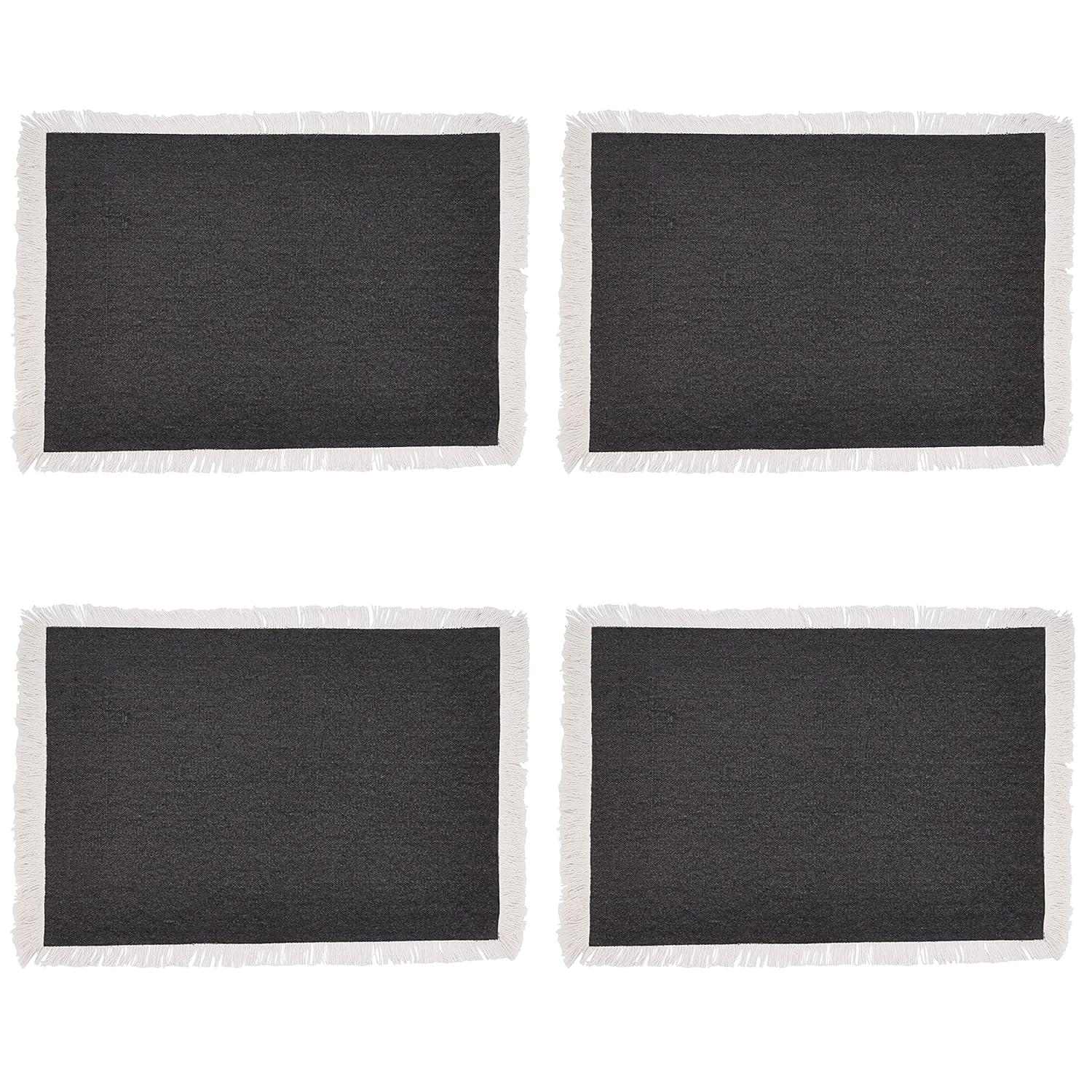 4 Piece Cotton Placemat Set (Set of 4)