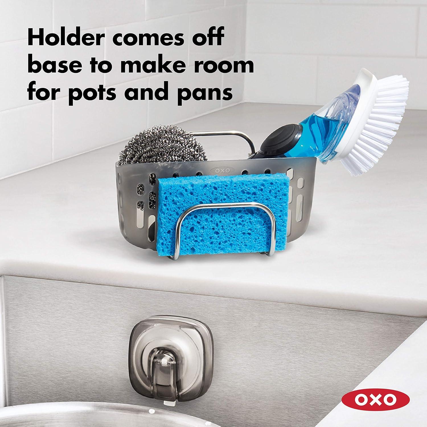 OXO Softworks Stronghold Suction Sink Caddy