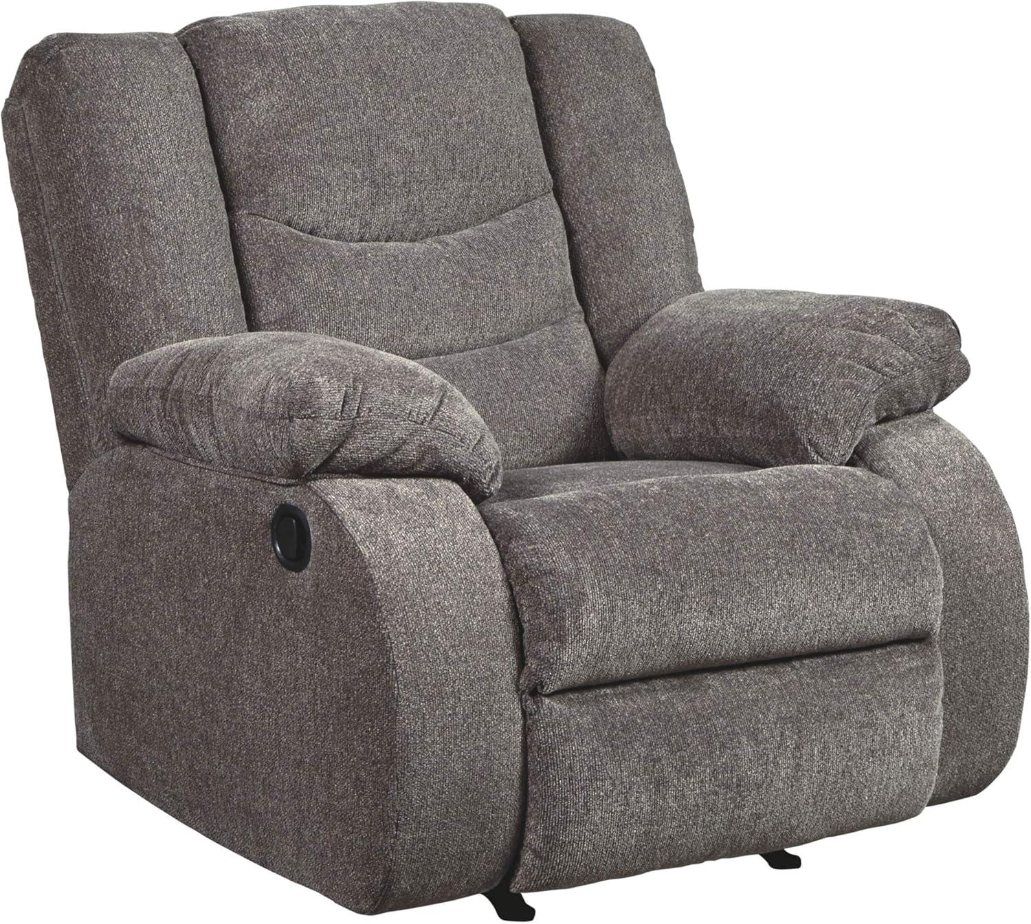 Signature Design by Ashley Tulen Rocker Recliner in Gray