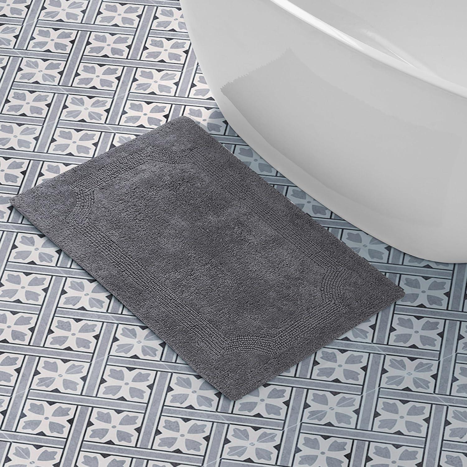 Laura Ashley Laura Ashley Reversible Cotton Bath Rug