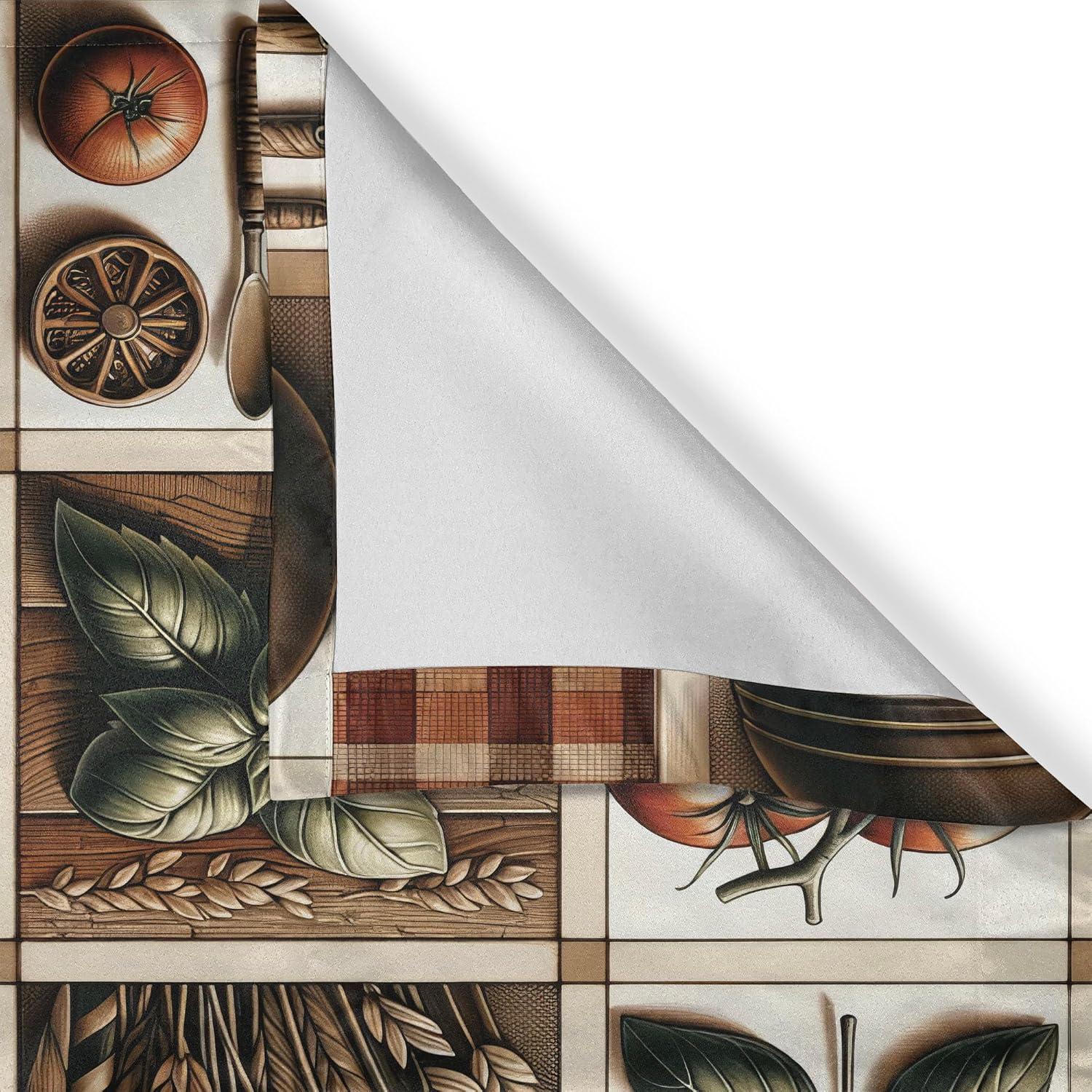 Tailored 55'' W Kitchen Curtain