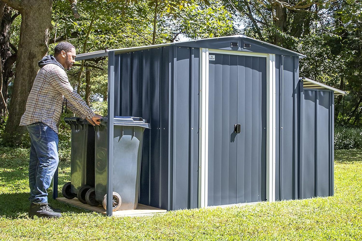 Arrow 3-In-1 Steel Utility Shed