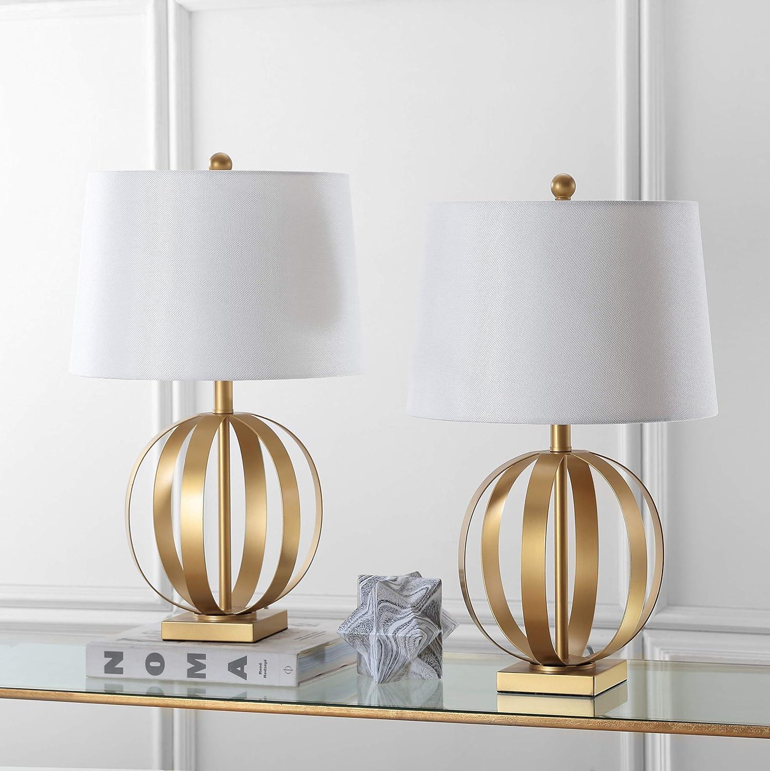 Eugenia Sphere Lamp (Set of 2) - Gold - Safavieh