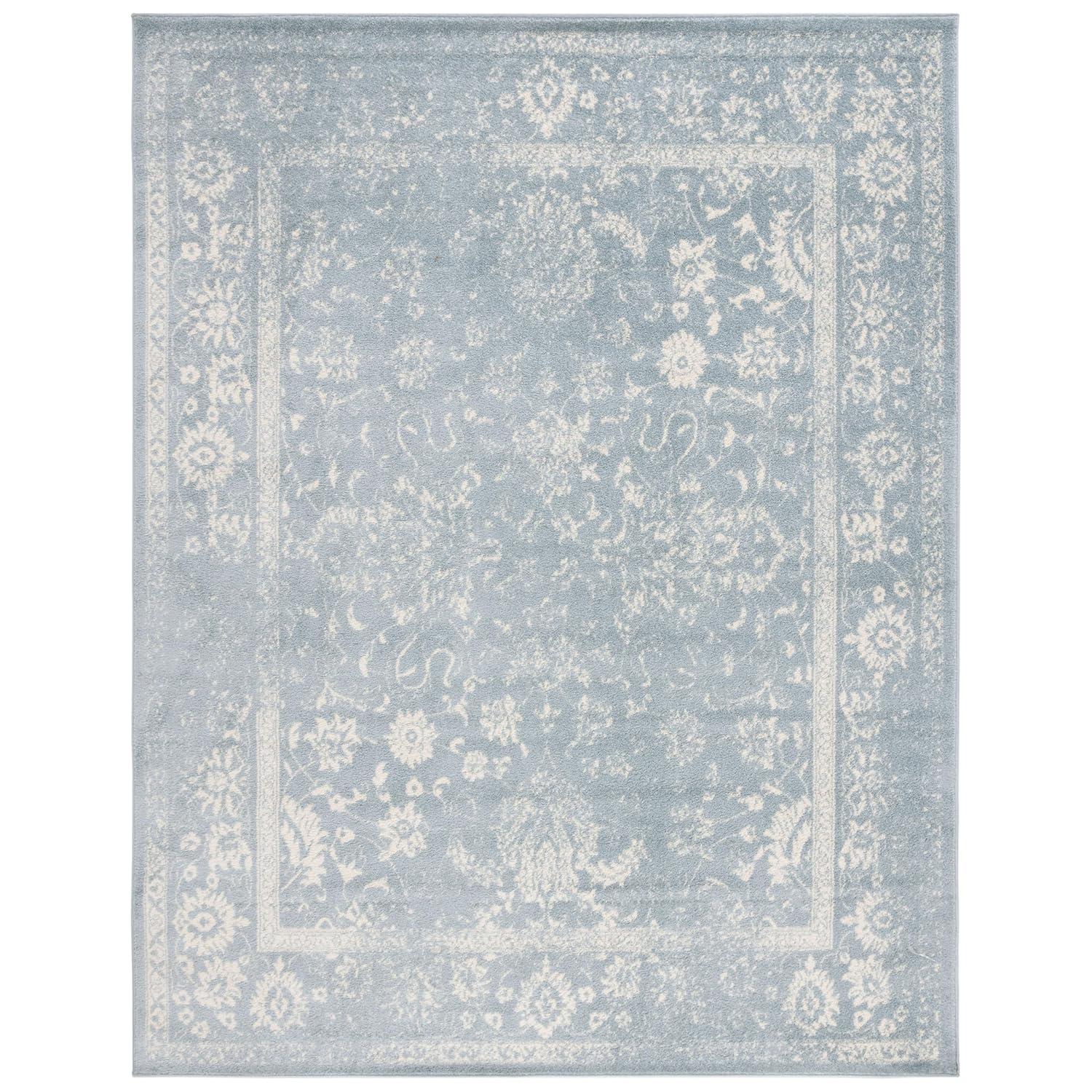 SAFAVIEH Adirondack Wyatt Traditional Area Rug, Slate/Ivory, 11' x 15'