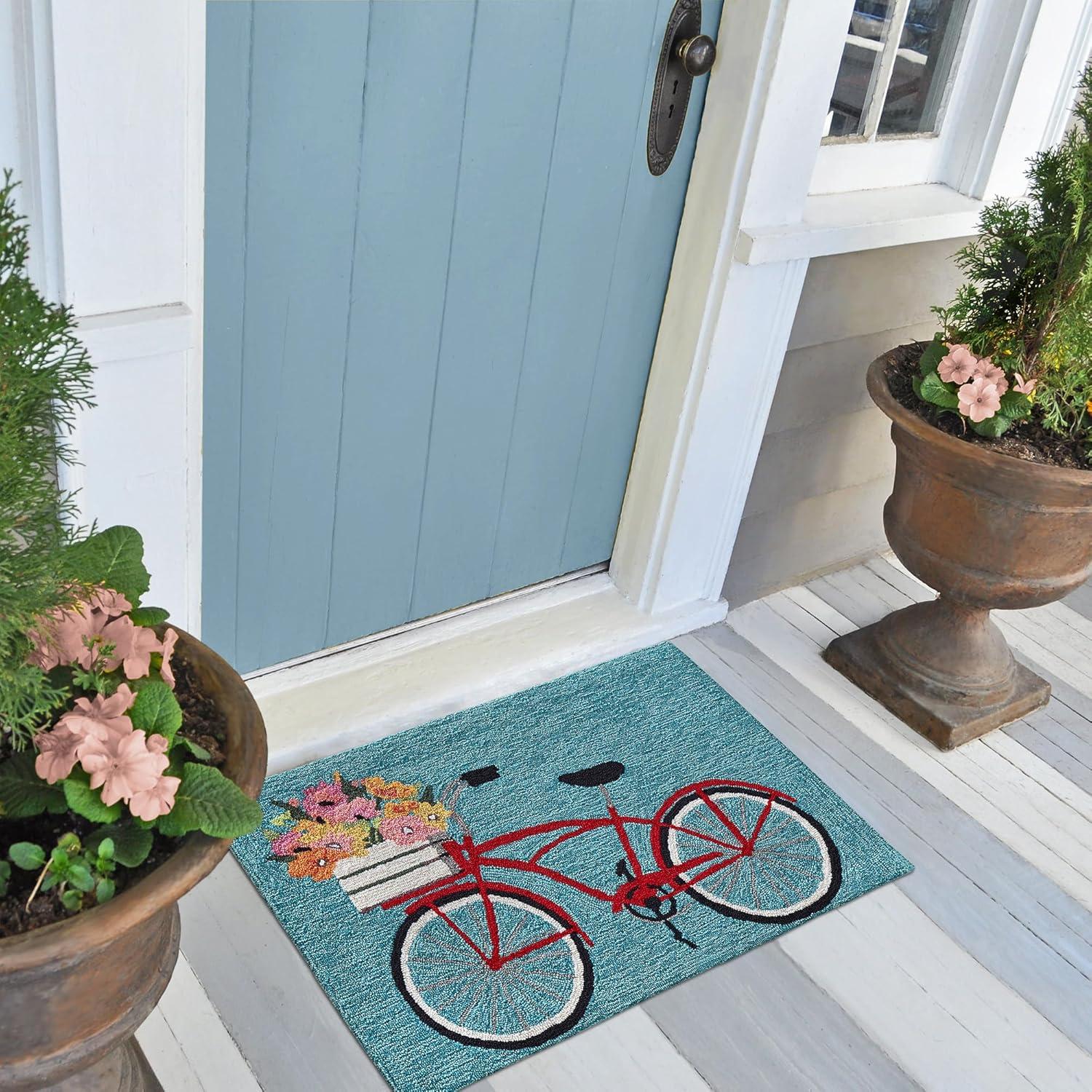 Liora Manne Frontporch Birds Indoor/Outdoor Rug Neutral 2'6" x 4'