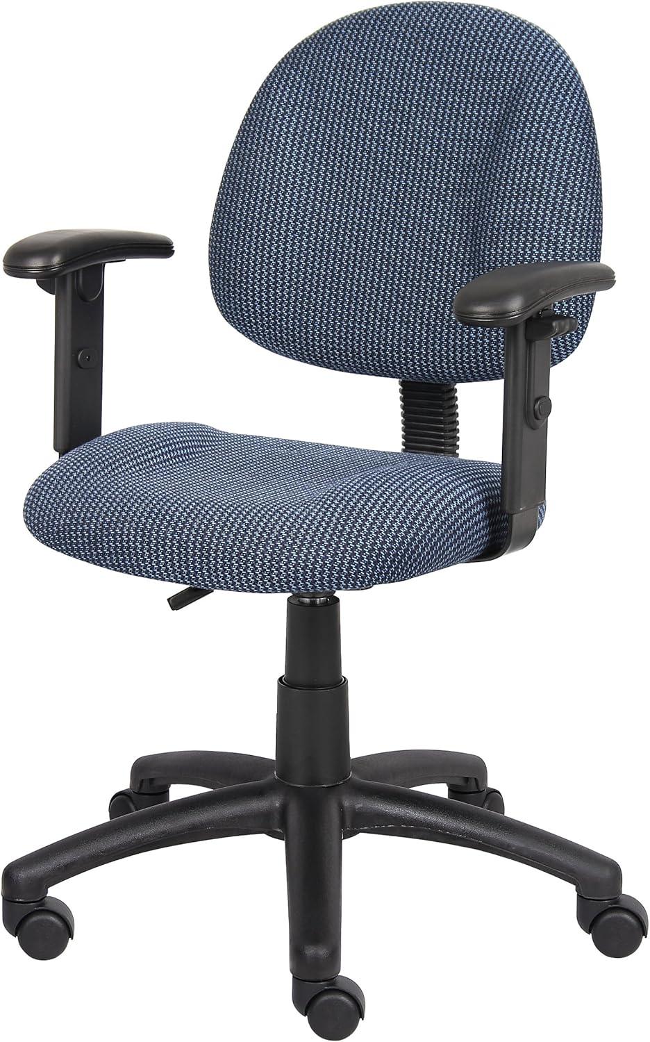 Deluxe Posture Chair with Adjustable Arms - Boss Office Products