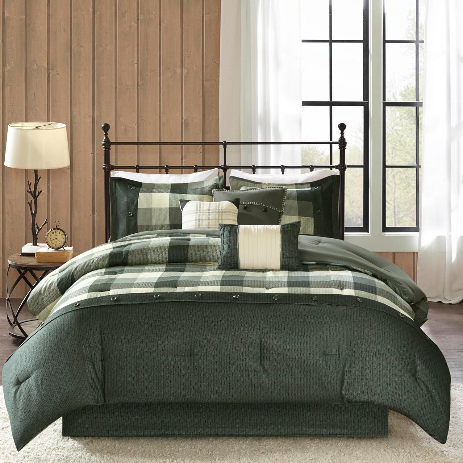 Madison Park Ridge 7 Piece Herringbone Comforter Set