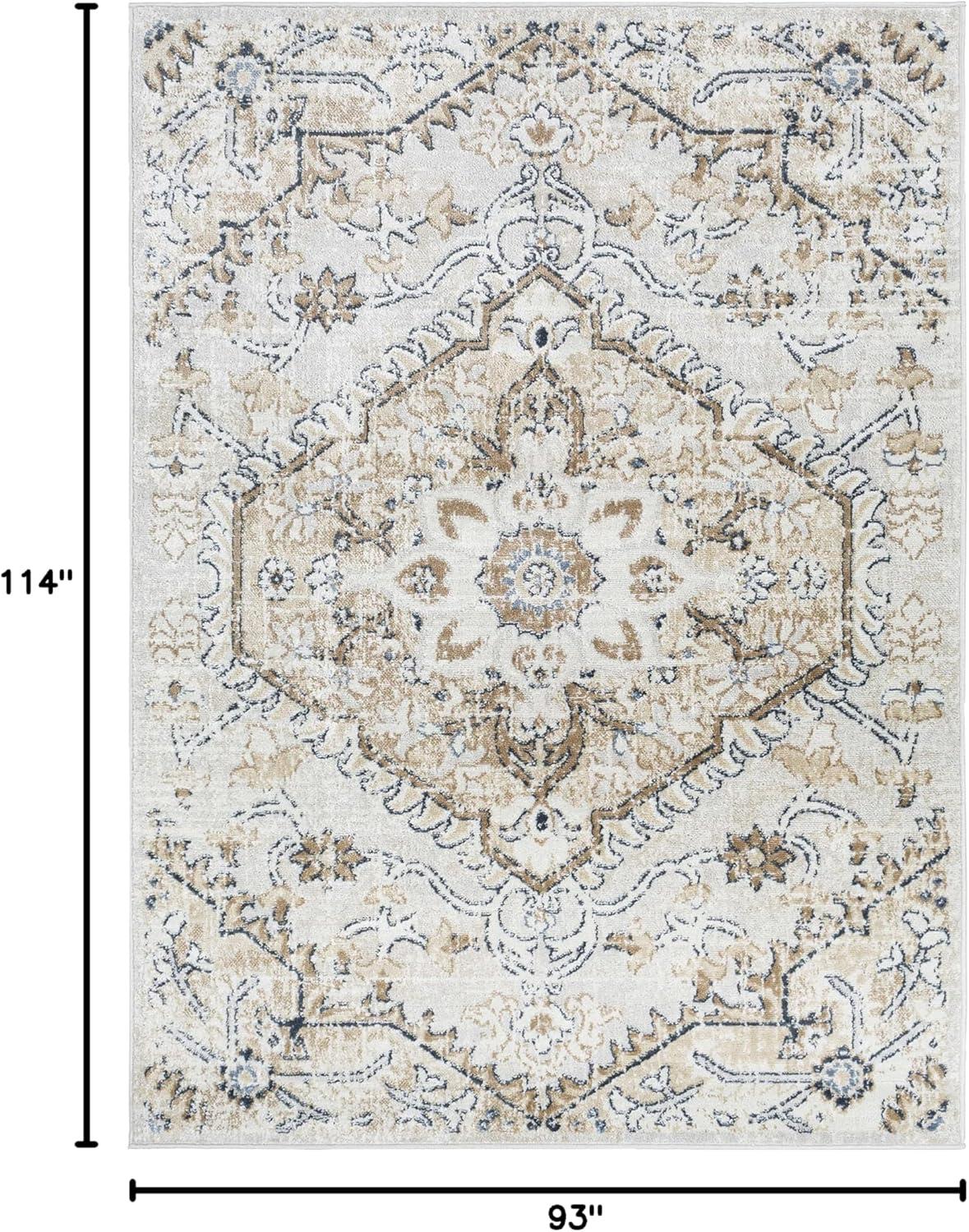 Mark & Day Baflo 7'9"x9'6" Rectangle Woven Indoor Area Rugs Blush
