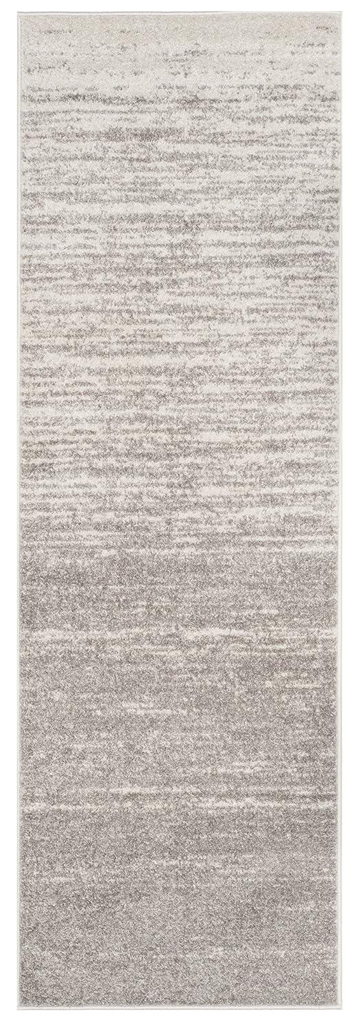 Adirondack ADR113 Machine Made Indoor Runner - Light Grey/Grey - 2'-6"x6' - Safavieh