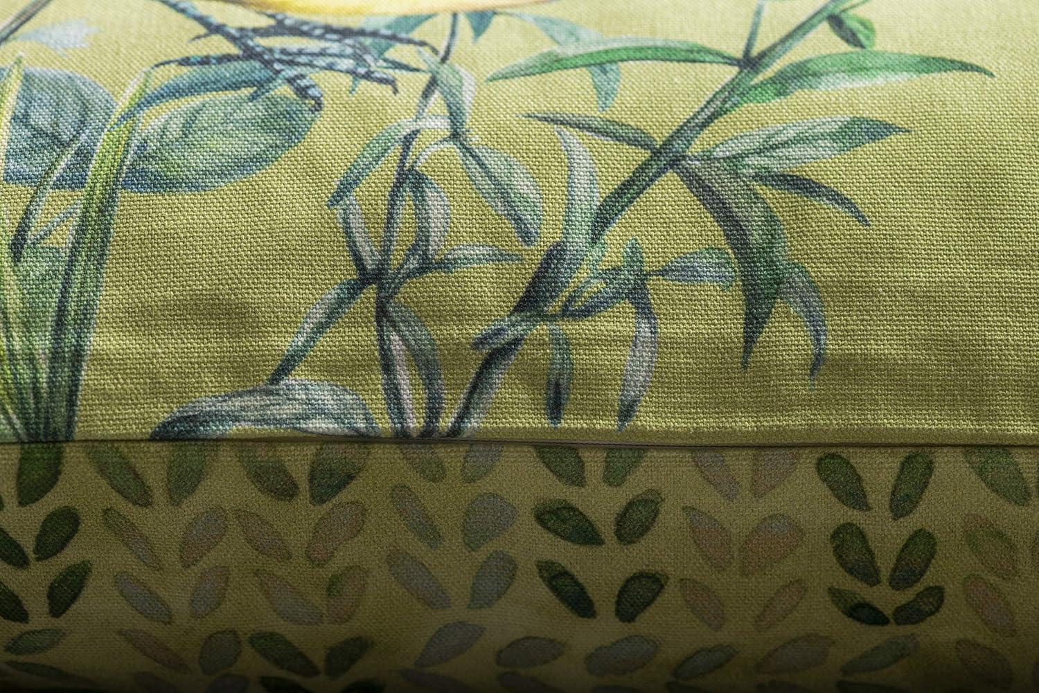 Floral Birds Cotton Decorative Pillow Cover 20" x 20"
