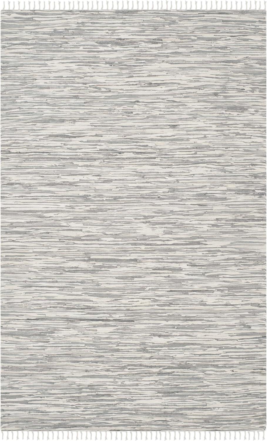 Montauk MTK753 Hand Woven Indoor Area Rug - Silver - 8'x10' - Safavieh.