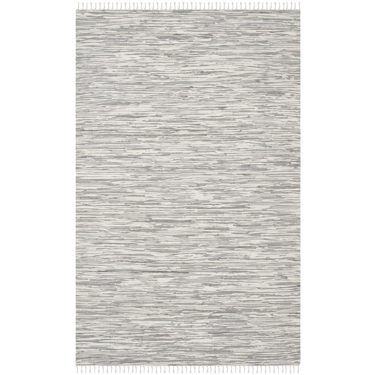 Montauk MTK753 Hand Woven Indoor Area Rug - Silver - 8'x10' - Safavieh.