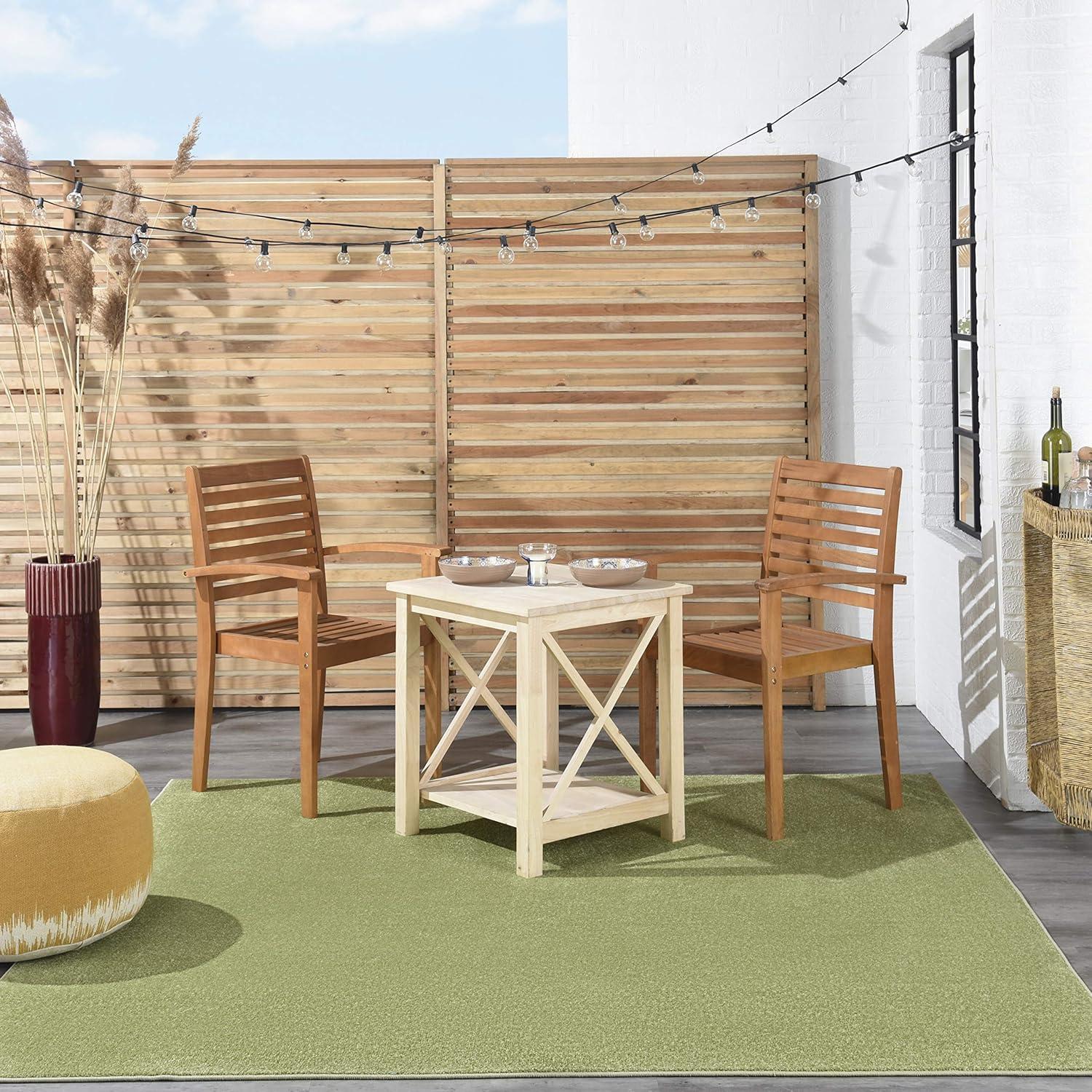 Nourison Nourison Essentials NRE01 Indoor/outdoor Area Rug - Green 5' x square