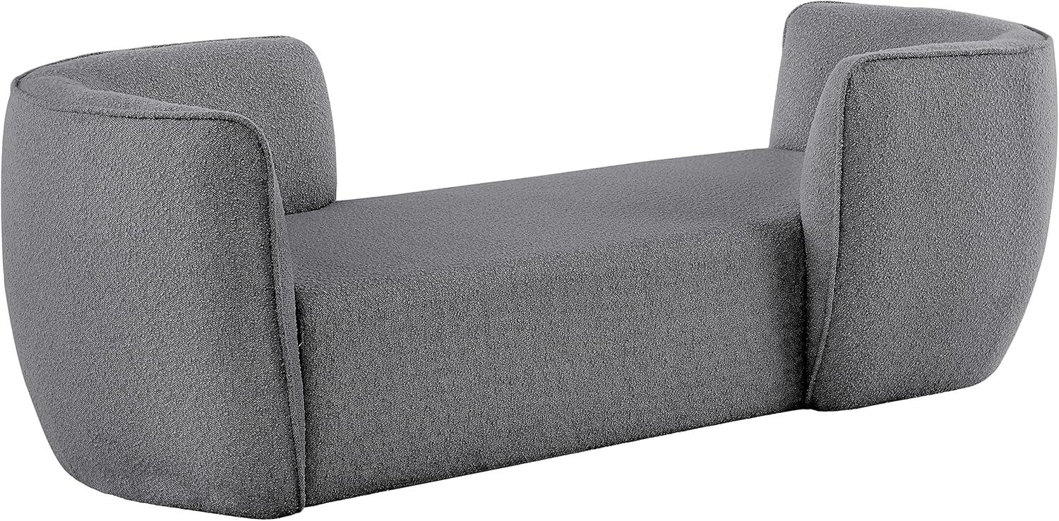 Meridian Furniture Hilton Grey Fabric Chaise