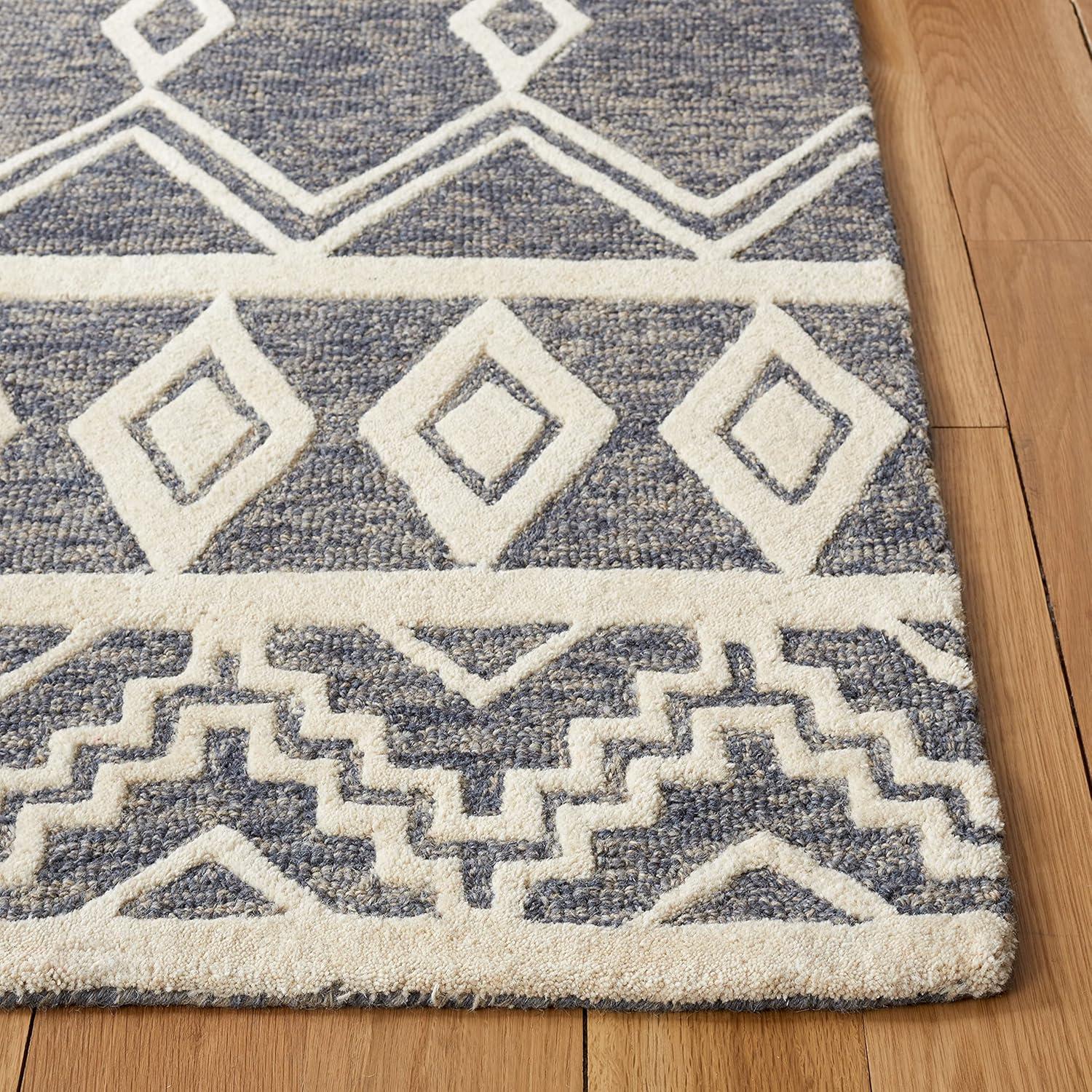Union Rustic Abbegail Hand Tufted Wool Southwestern Rug