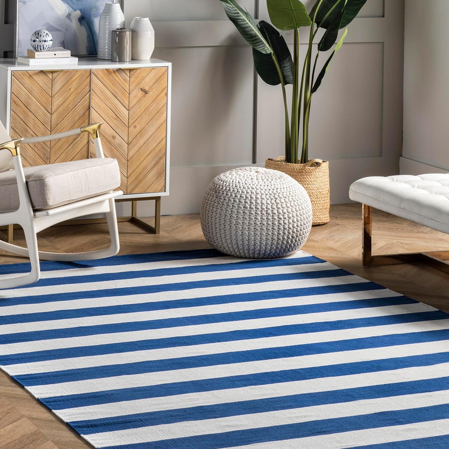 Nuloom Gracen Cotton Stripe Indoor Area Rug