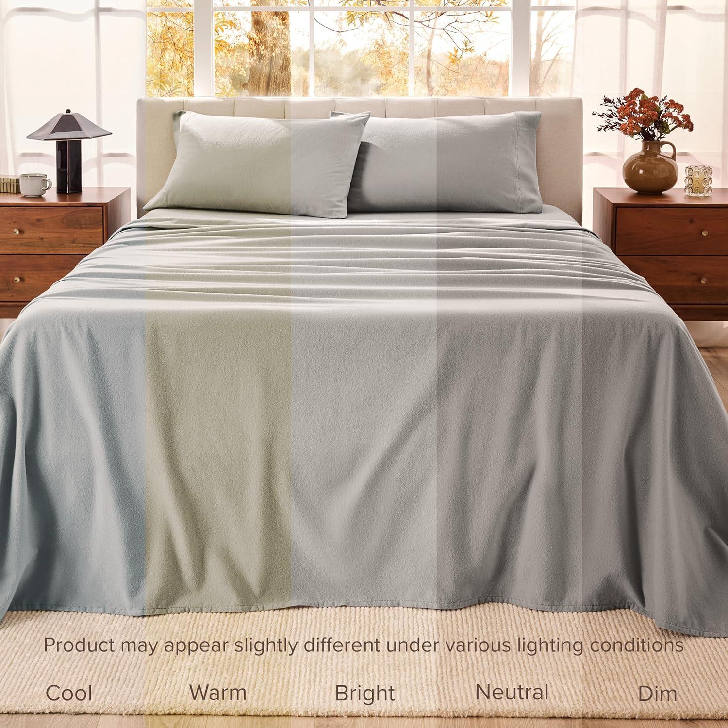 Bare Home Organic 100% Cotton Flannel Sheet Set & Reviews | Wayfair