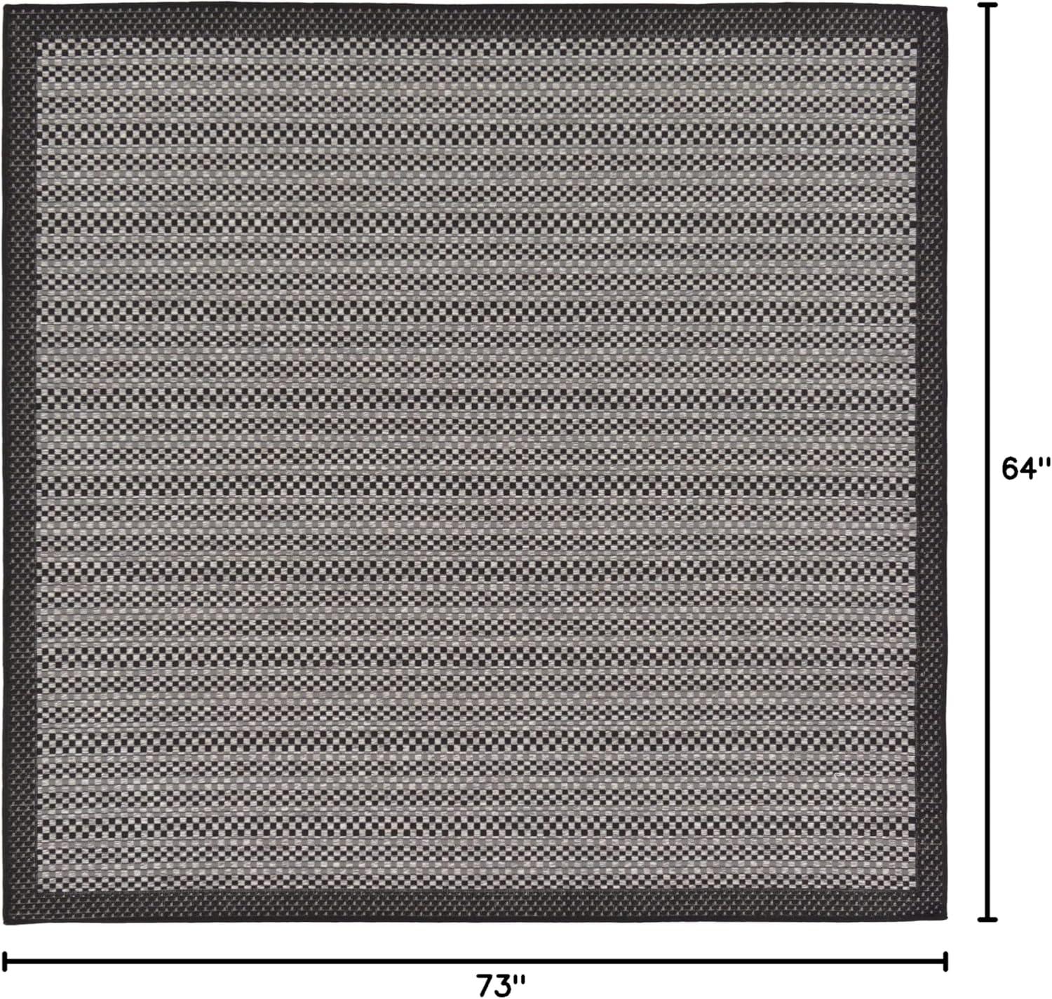 Striped Indoor / Outdoor Rug