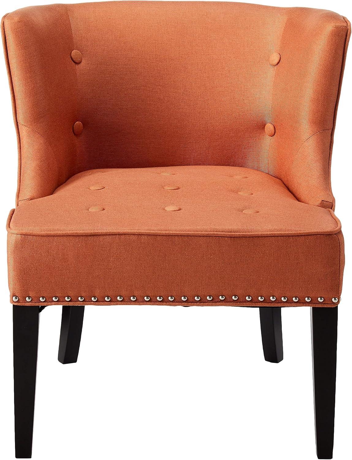 Aria ContemporaryFabric Occasional Chair, Orange