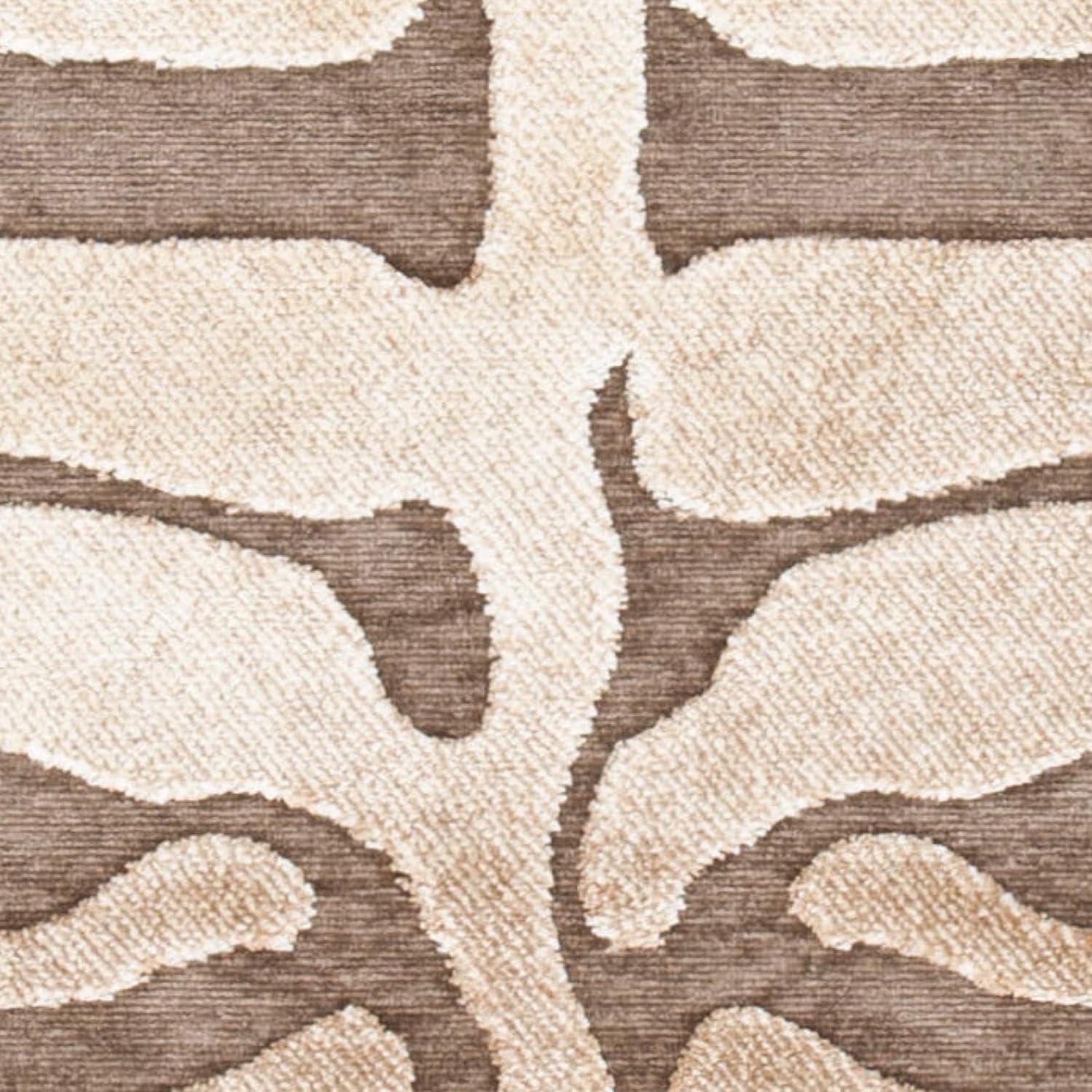 Paradise PAR83 Power Loomed Area Rug - Creme/Brown - 5'3"x7'6" - Safavieh.