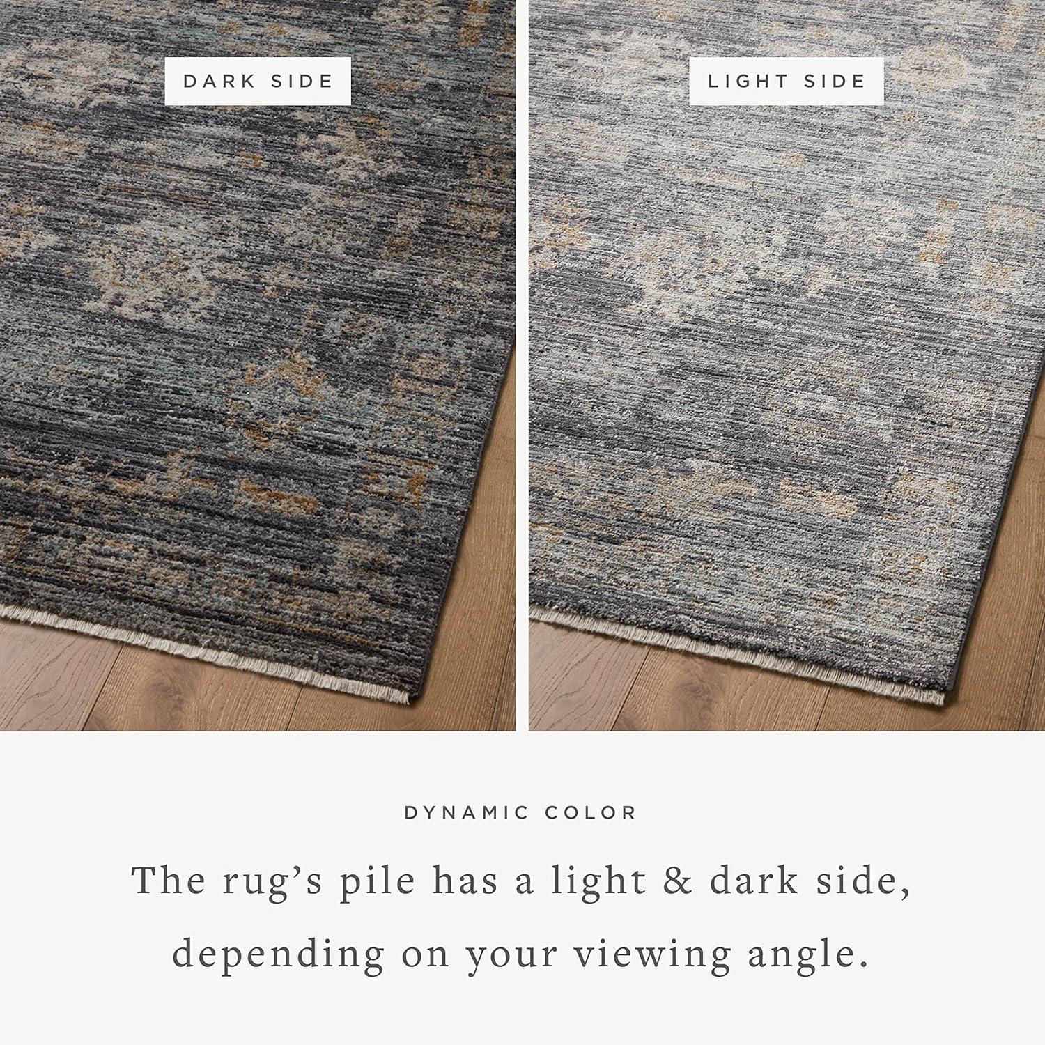 Jean Stoffer x Loloi Katherine Ink / Jade Area Rug