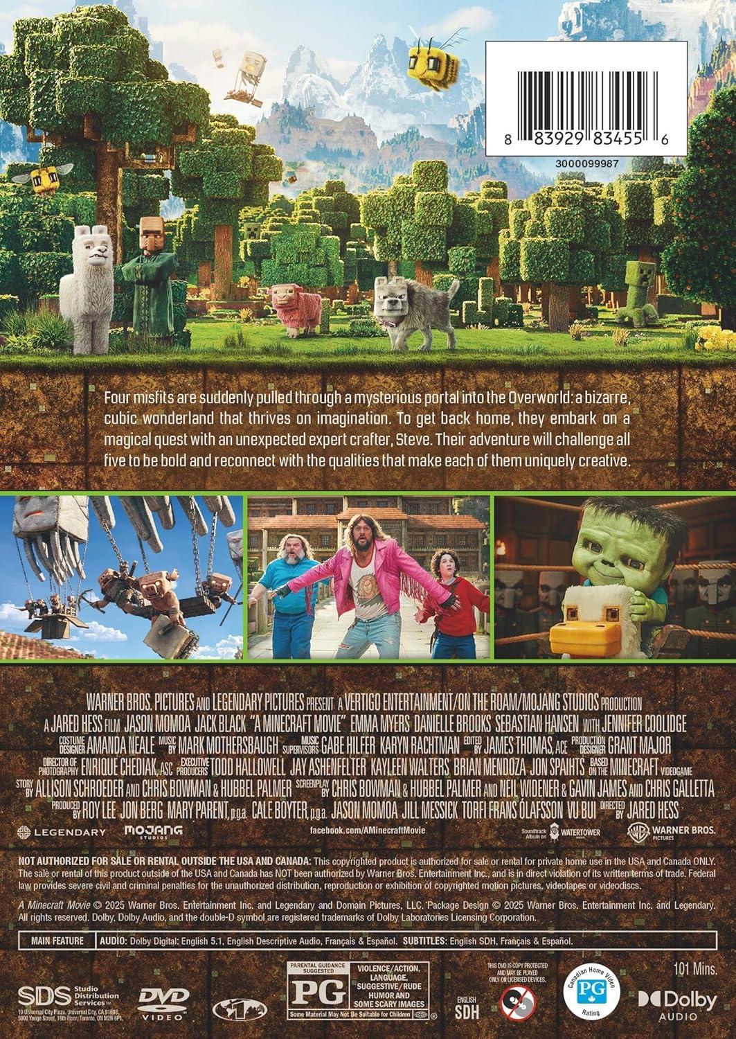 A Minecraft Movie (DVD)(2025)
