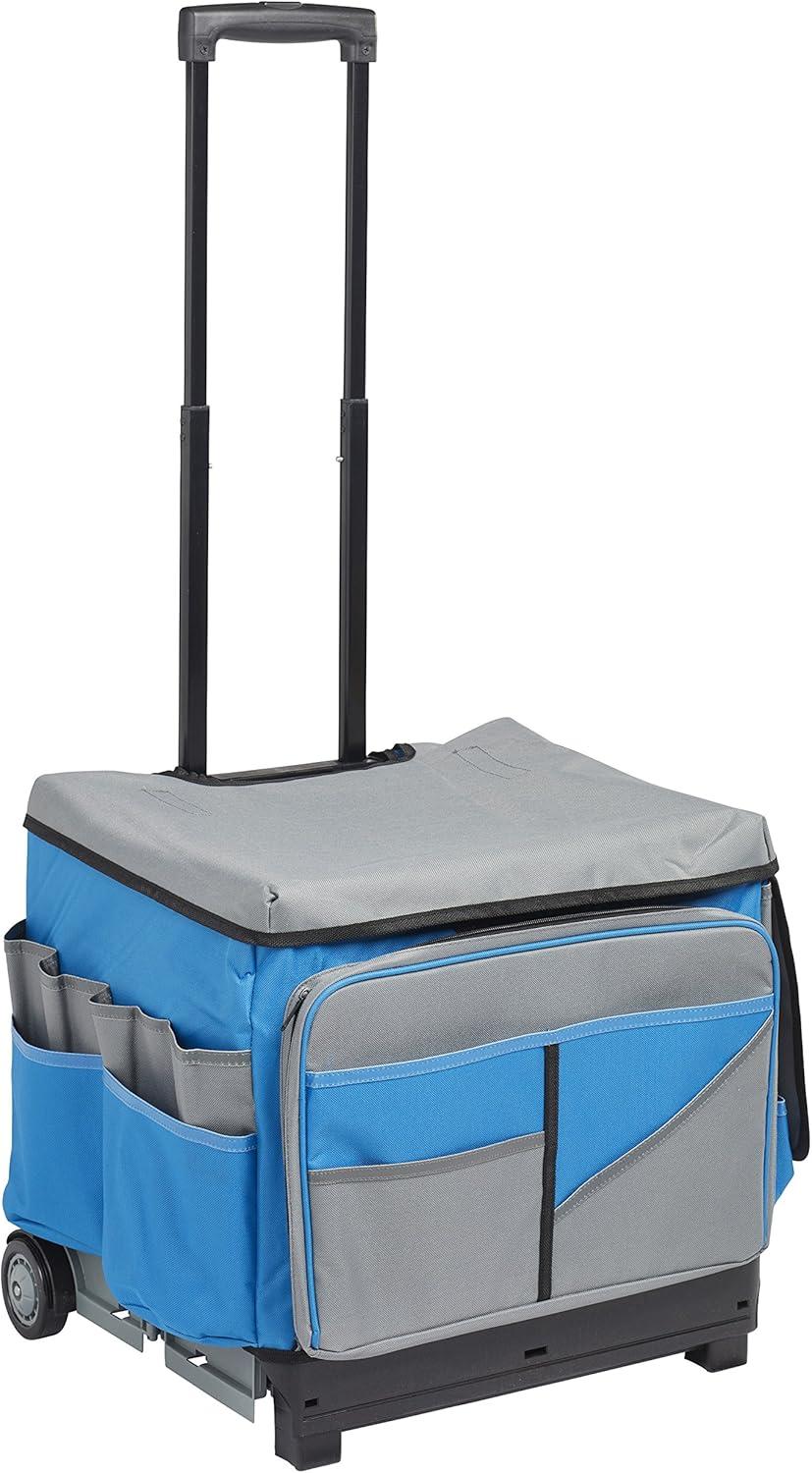 ECR4Kids MemoryStor Universal Rolling Cart and Organizer Bag Set