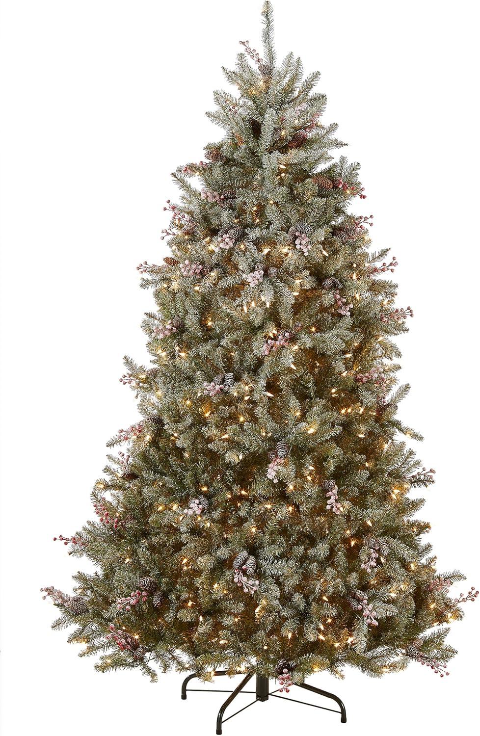 The Holiday Aisle® Dunhill Fir Tree with Clear Lights