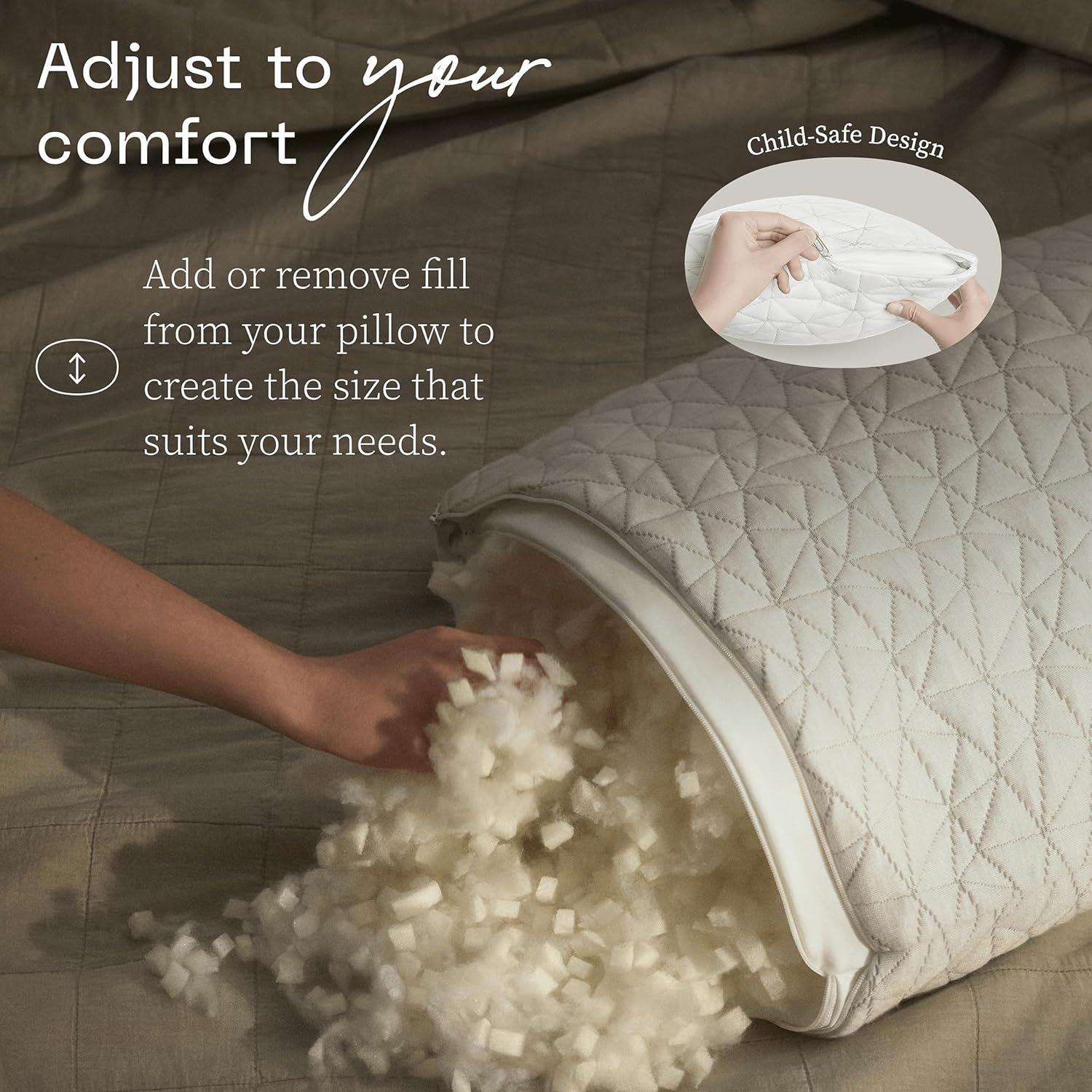 Coop Home Goods Memory Foam Toddler Pillow for Sleeping