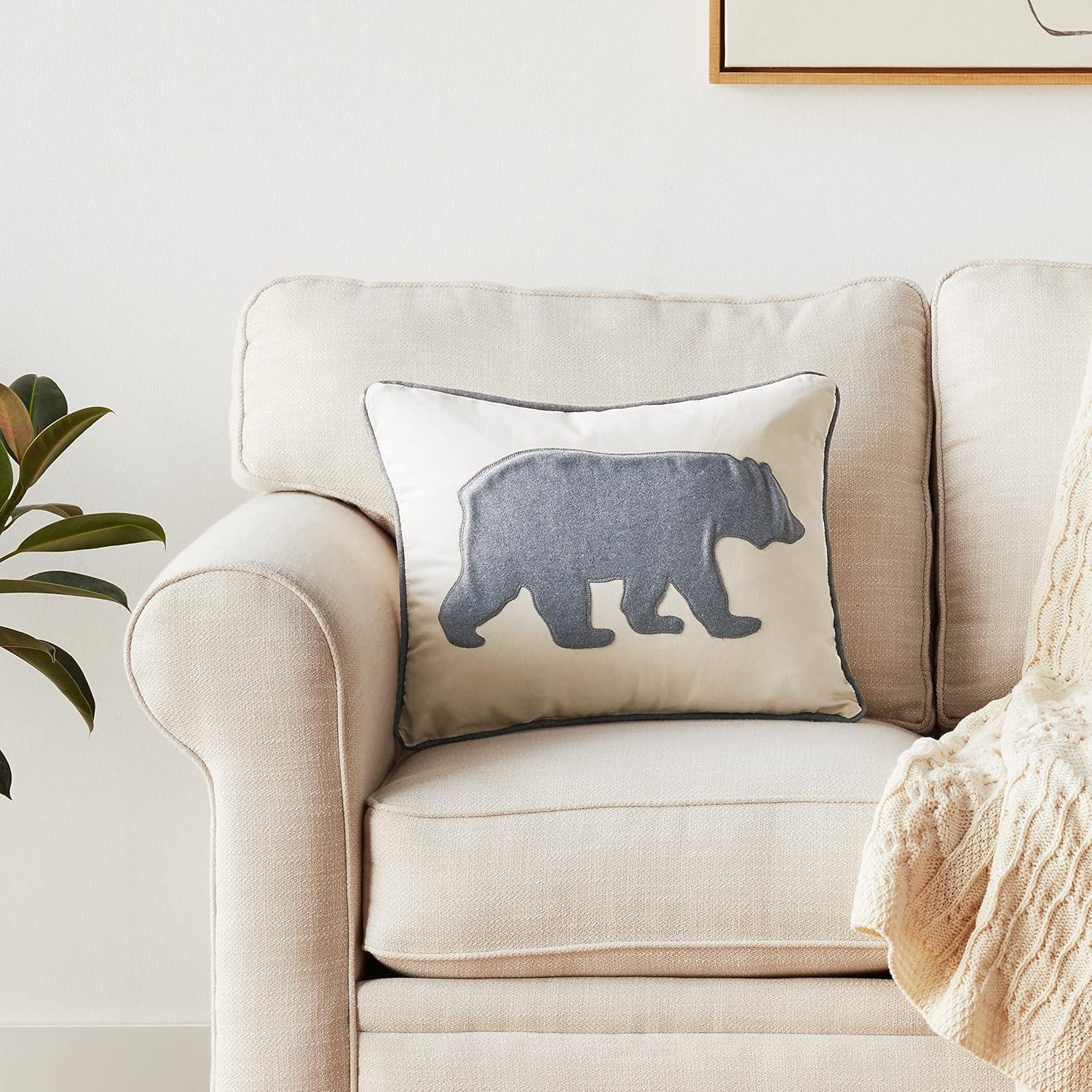 Eddie Bauer Bear Decorative Pillow by Eddie Bauer