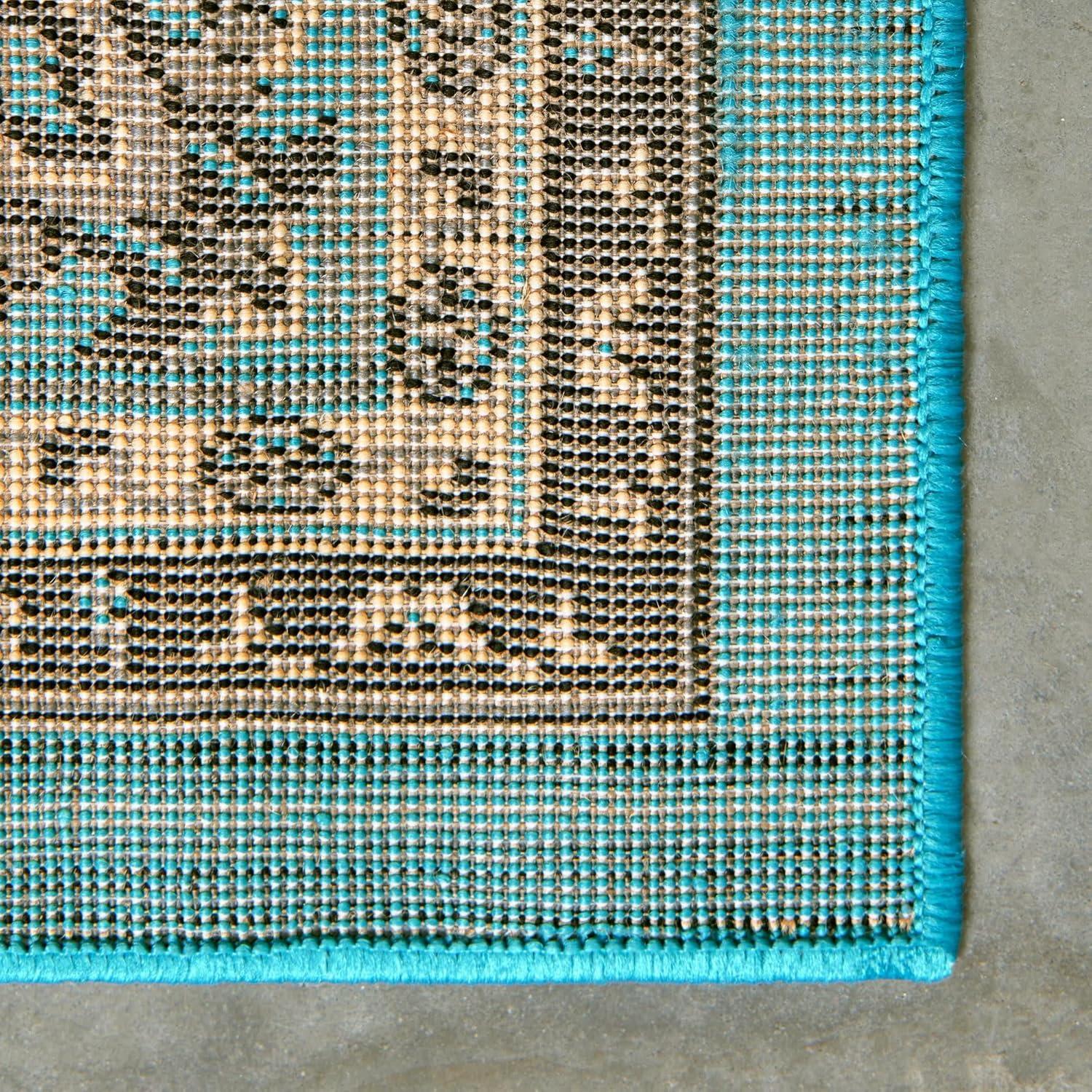 Unique Loom Sialk Hill Washington Floral Indoor Woven Area Rug