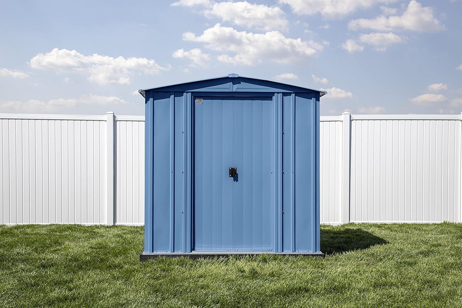 Arrow 6 ft. W x 7 ft. D Steel Vertical Storage Shed