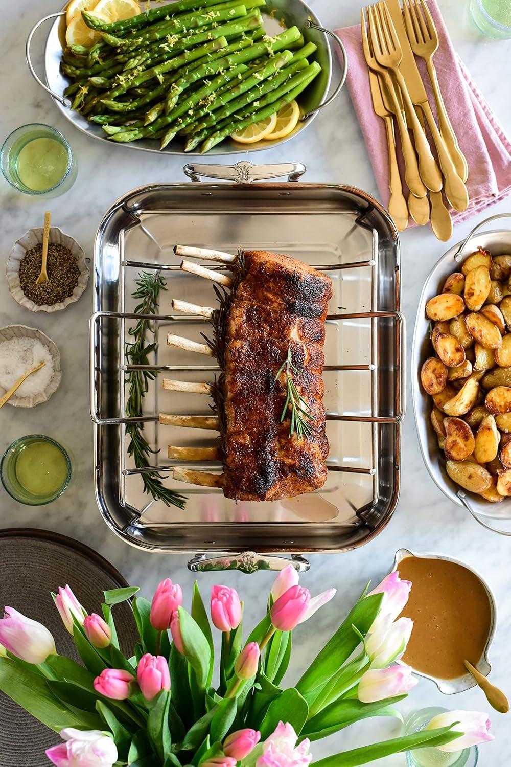 Hestan Hestan Provisions 14.5" Small Classic Roaster w/ Rack