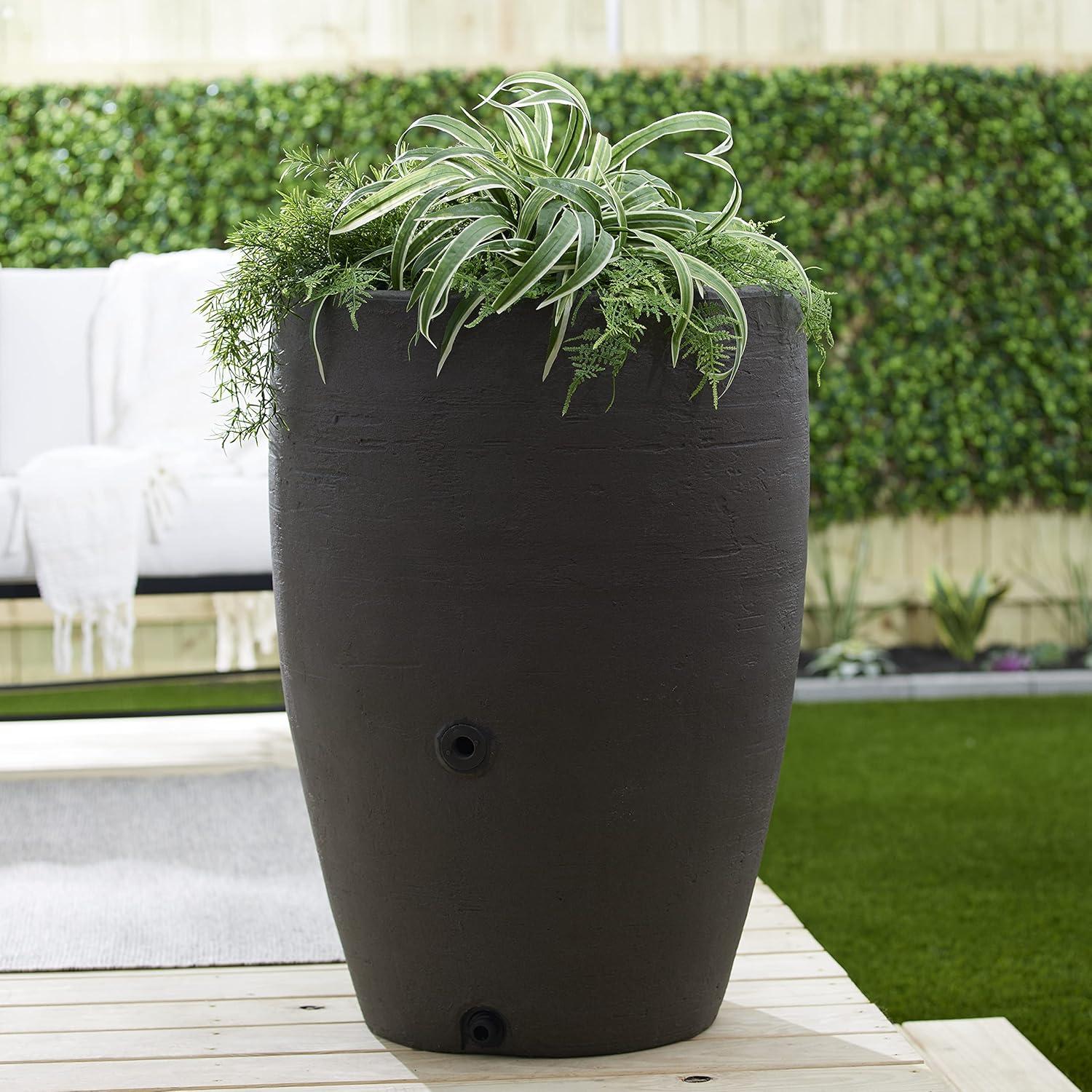 Algreen Athena Plastic Rain Water Collection Drum Barrel