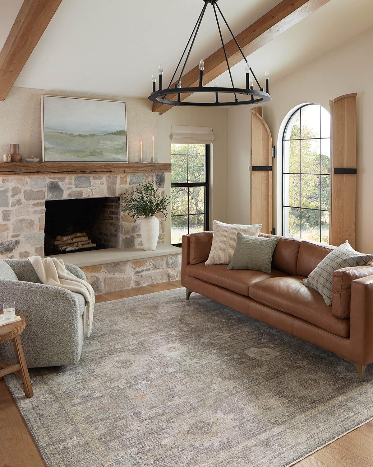 Magnolia Home by Joanna Gaines x Loloi Magnolia Home By Joanna Gaines X Loloi Millie Stone / Natural Area Rug