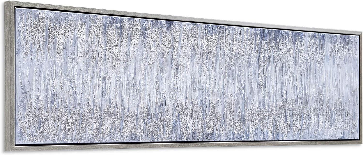 Empire Art Direct Gray Field Textured Metallic Hand Painted Wall Art, 20" x 72" x 1.5", Ready to Hang