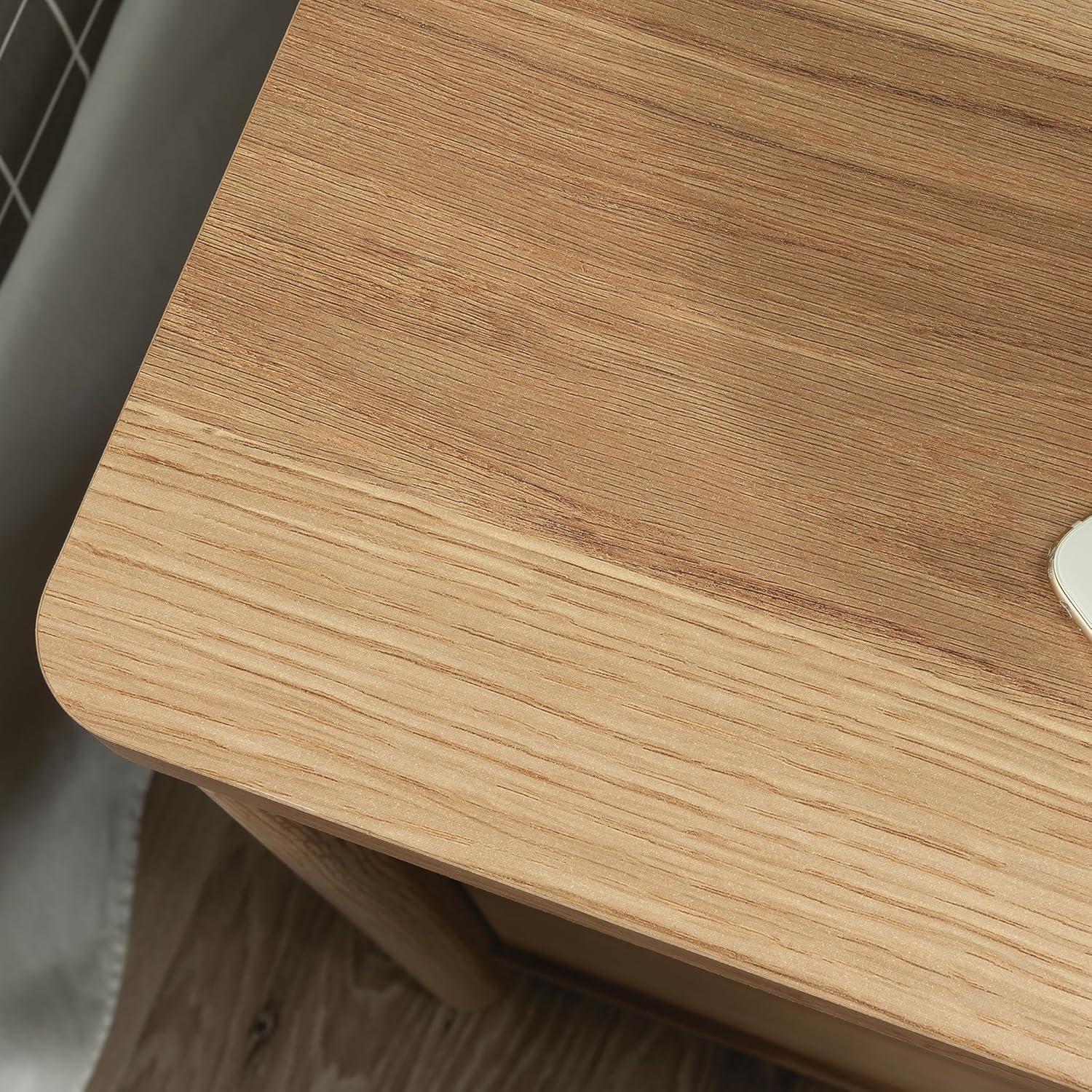 Jordan Wood Storage Nightstand