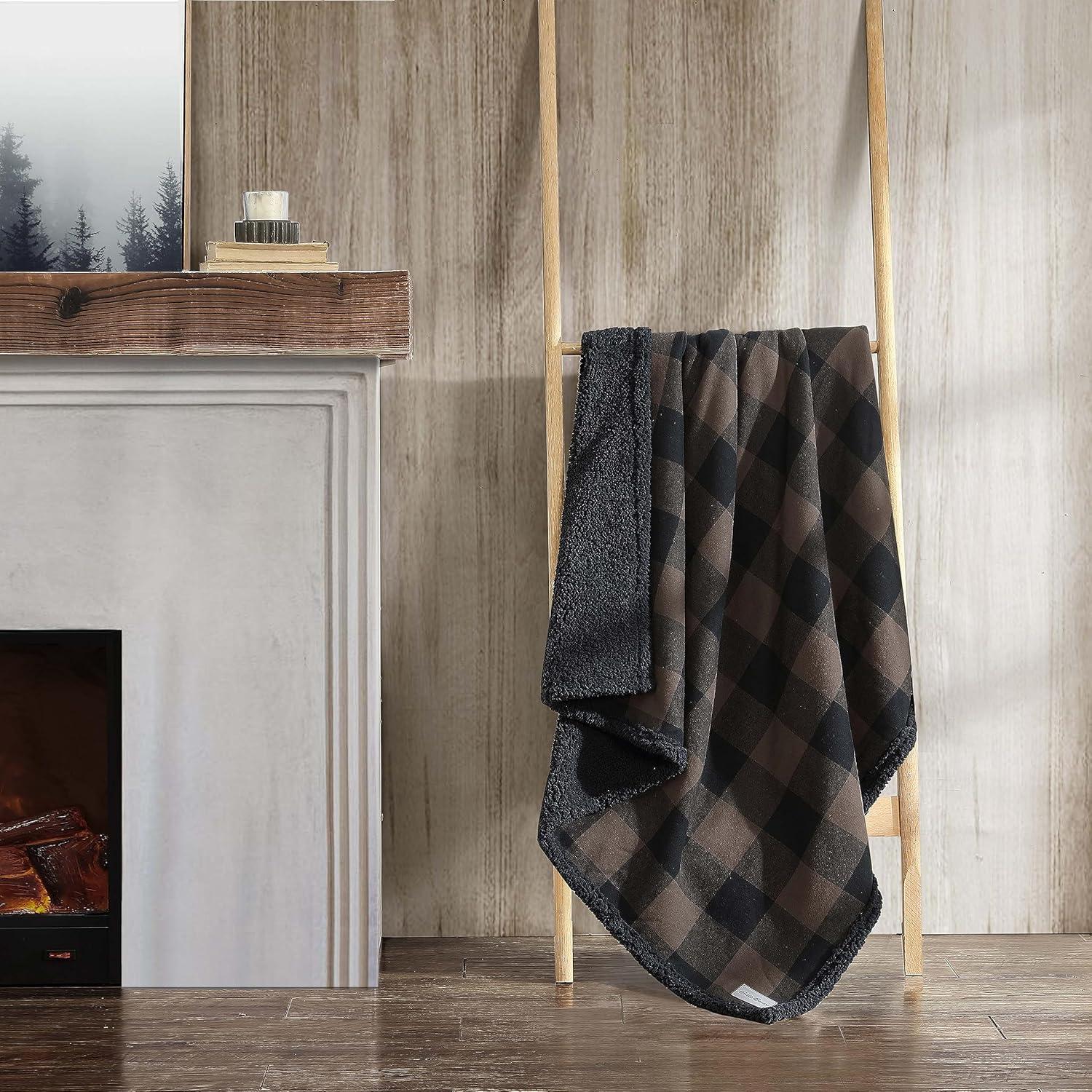 50"x60" Cabin Plaid Throw Blanket - Eddie Bauer