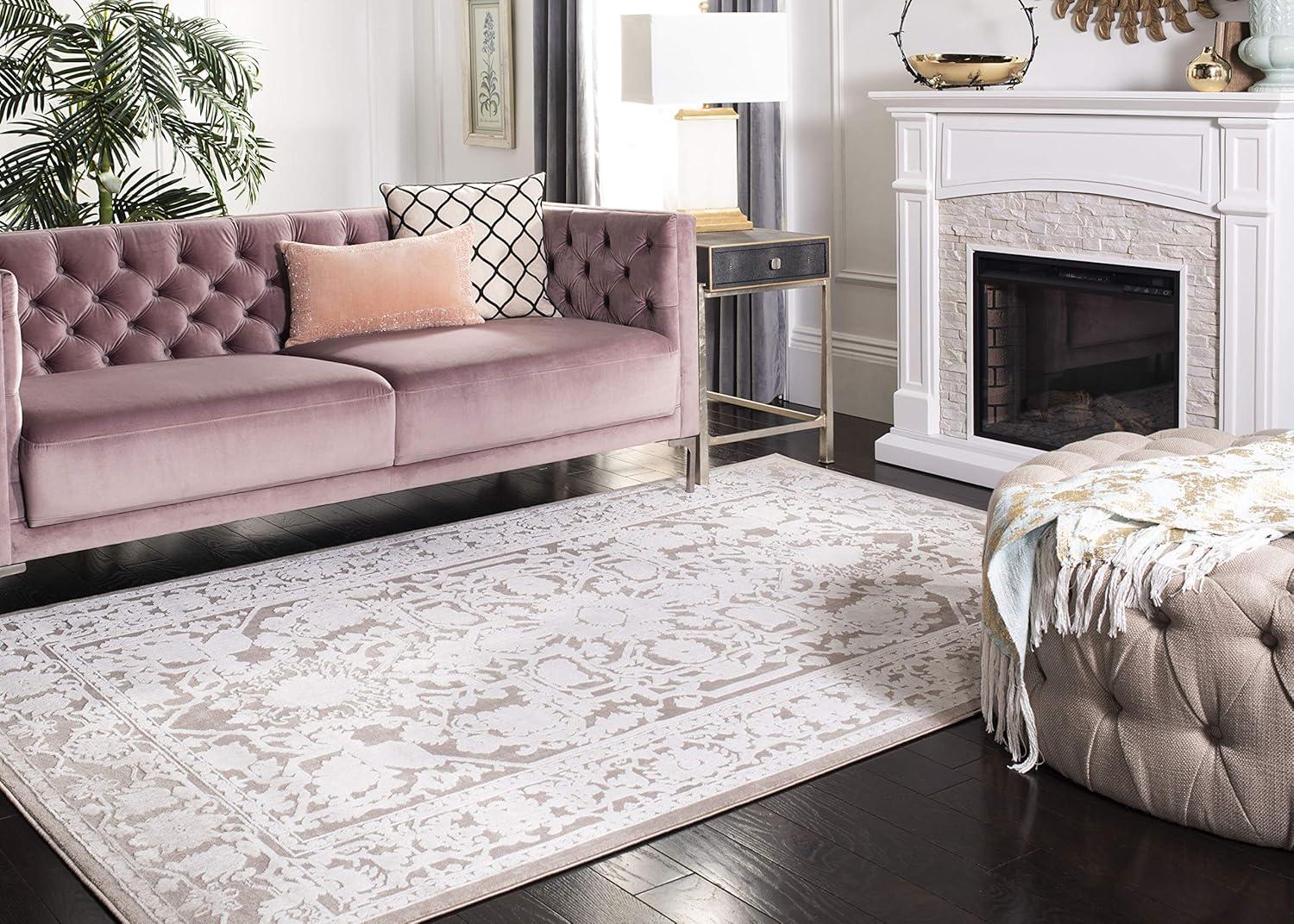 Reflection RFT665 Power Loomed Area Rug - Beige/Cream - 8'x10' - Safavieh.