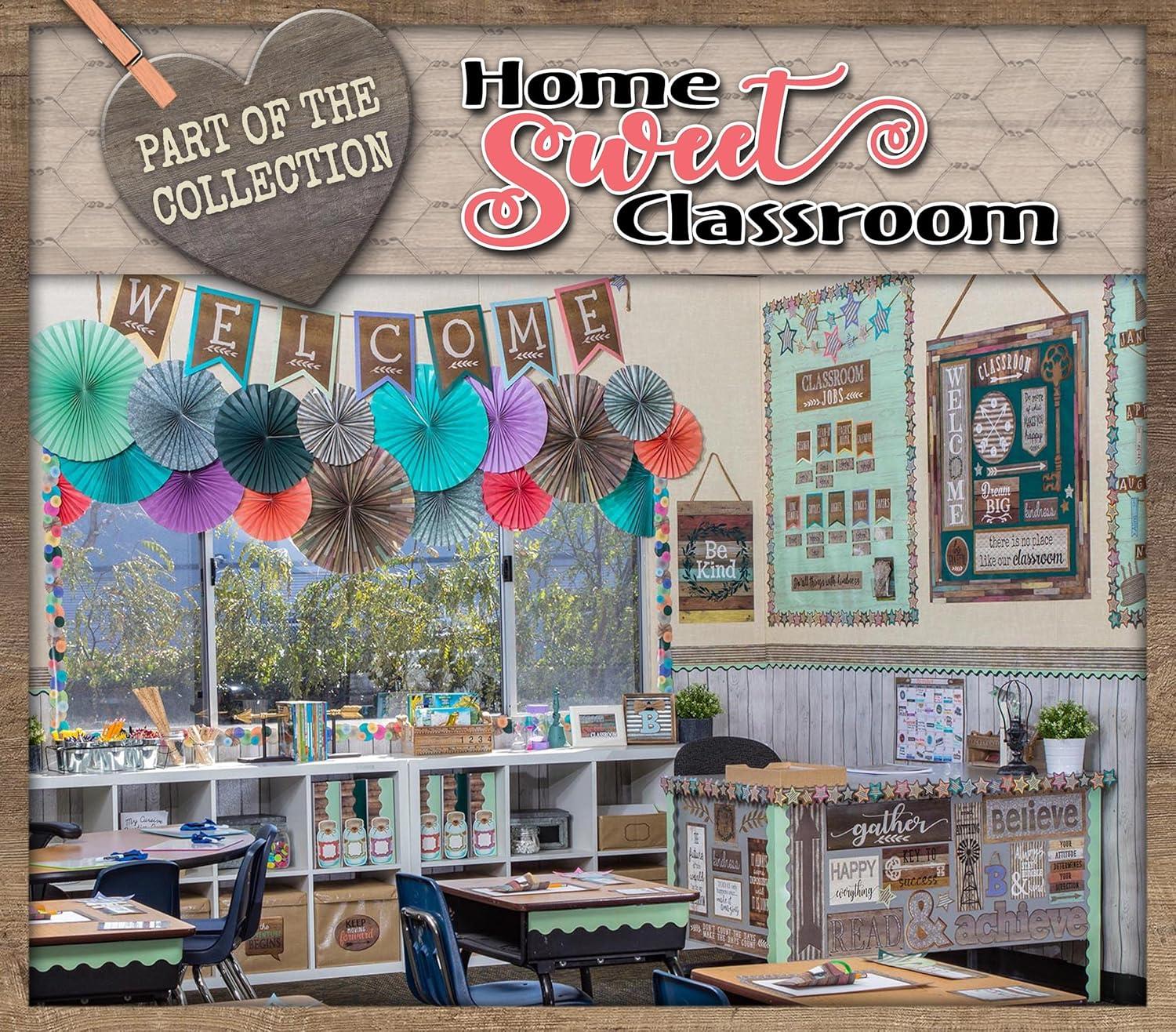 Home Sweet Classroom Corrugated Metal Design Awning